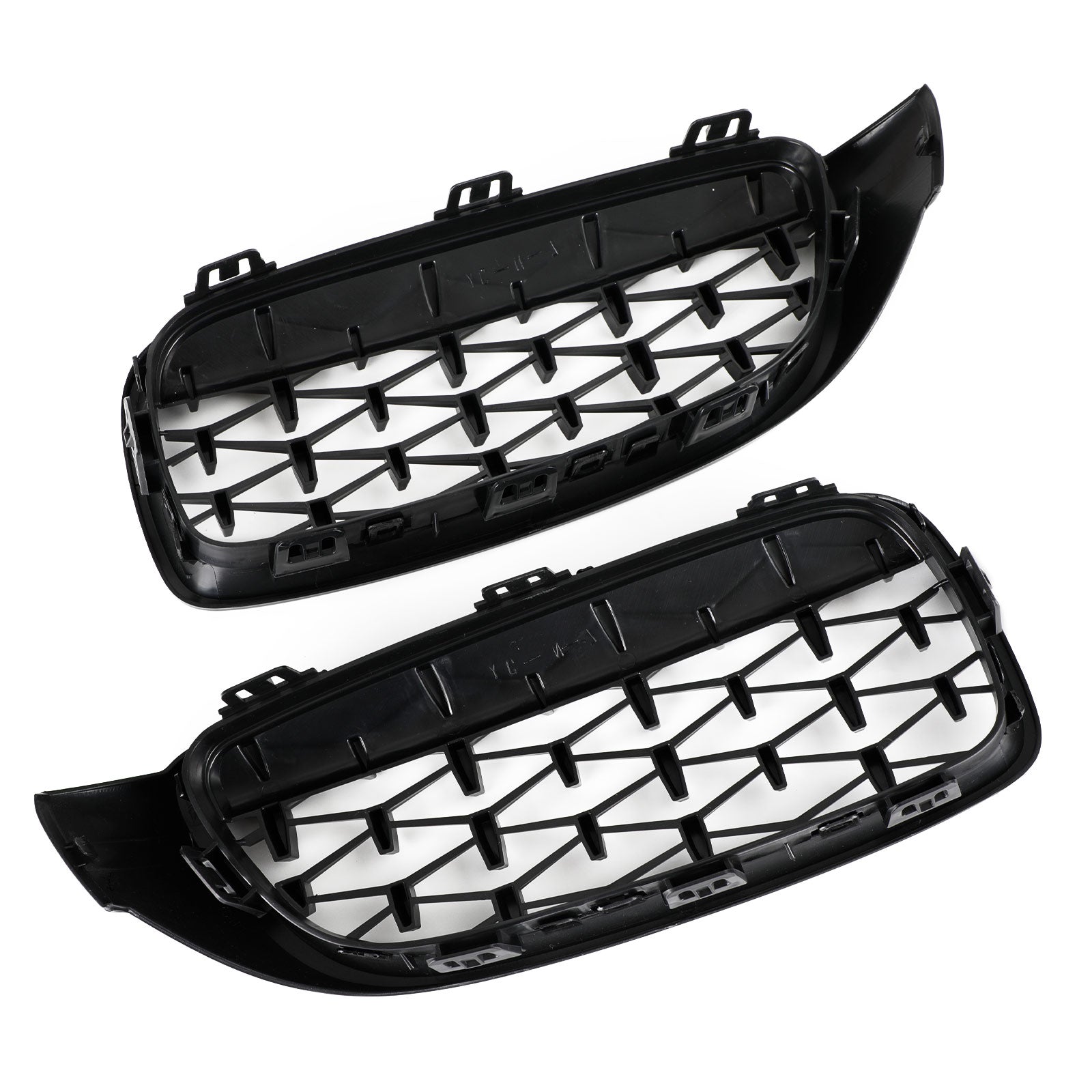 2014-2018 BMW 4-serie F32 F33 F36 F82 M4 Alla modeller svart & Kromdiamant övre främre grill