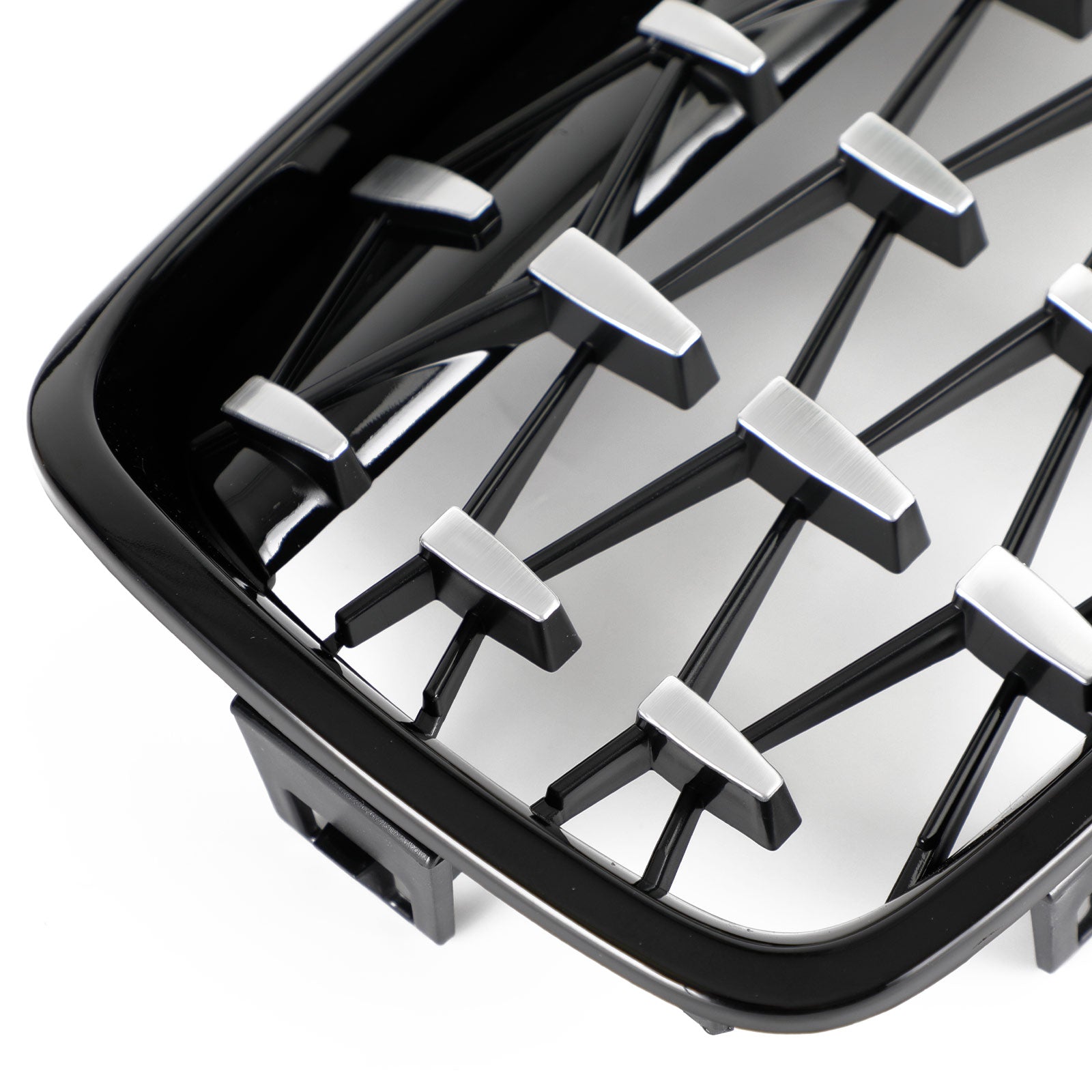 2014-2018 BMW 4-serie F32 F33 F36 F82 M4 Alla modeller svart & Kromdiamant övre främre grill