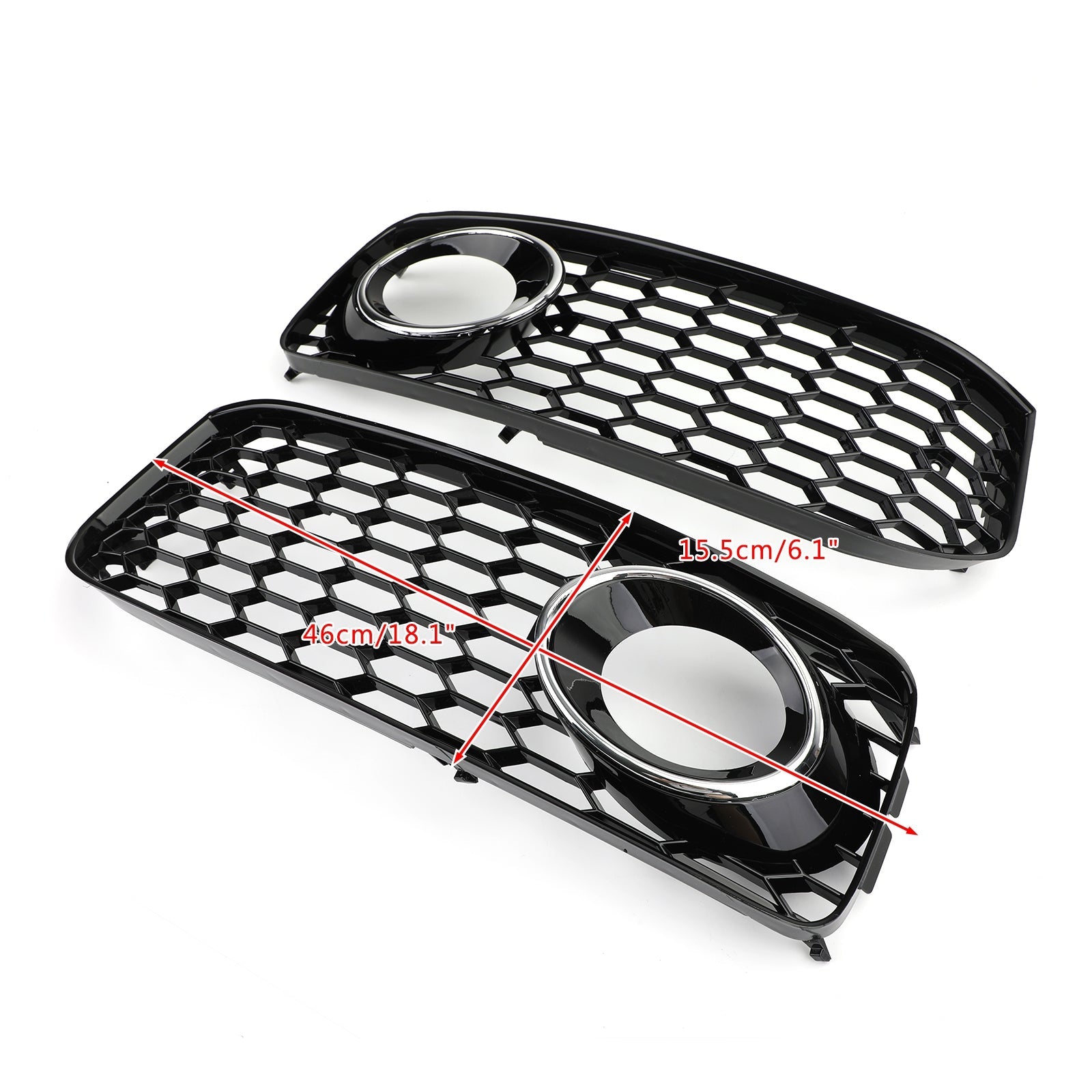 2008-2012 Audi S5 B8 RS5 dimma ljusgrill med trim generisk