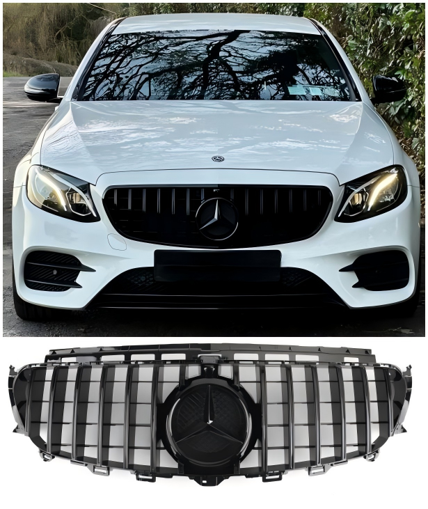 2016 2017 2018 2019 E-Class W213 Mercedes Benz AMG front Grill Grille W/ CAMERA