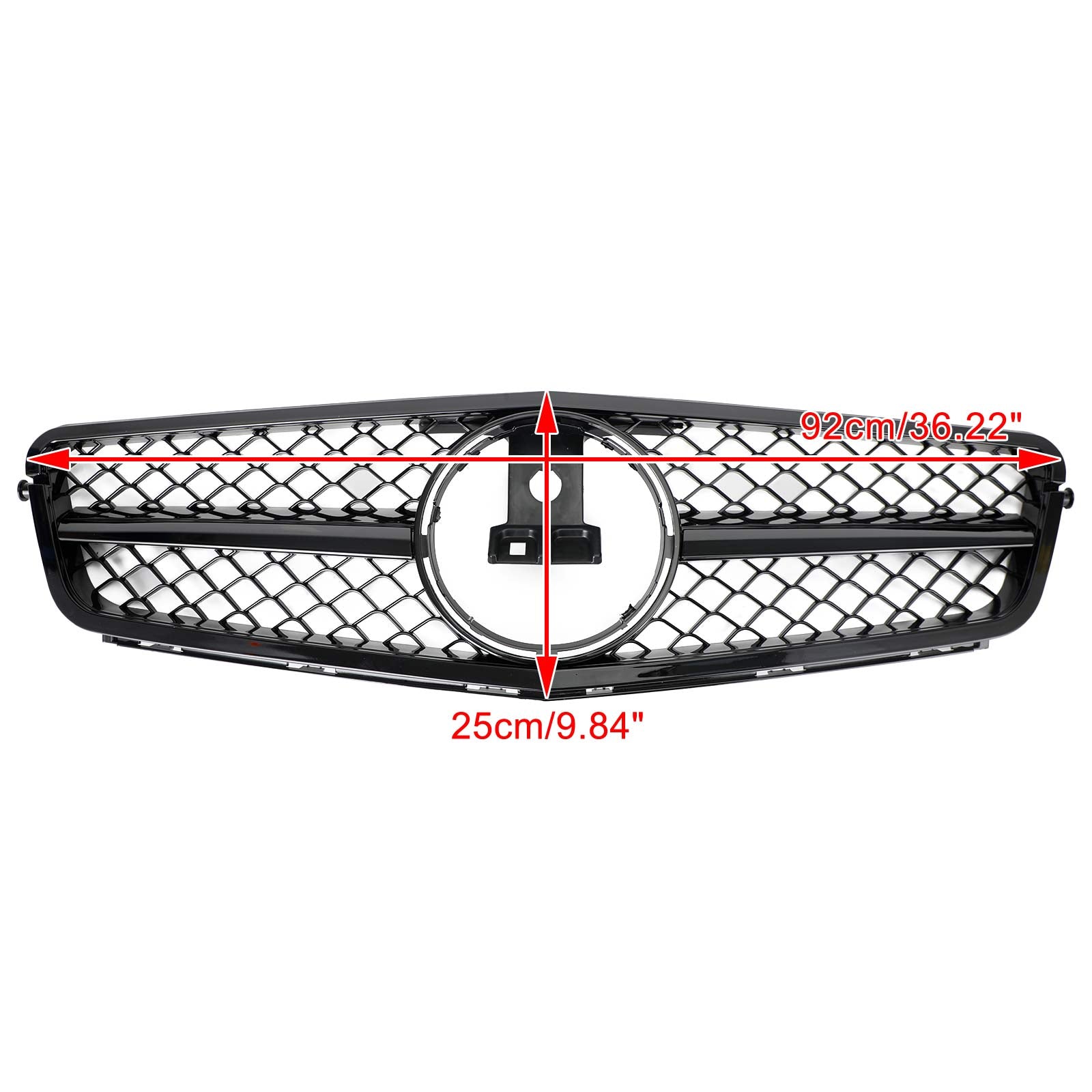 Benz Classe C 2008-2014 W204 Grille de pare-chocs avant C300 C350 avec LED AMG