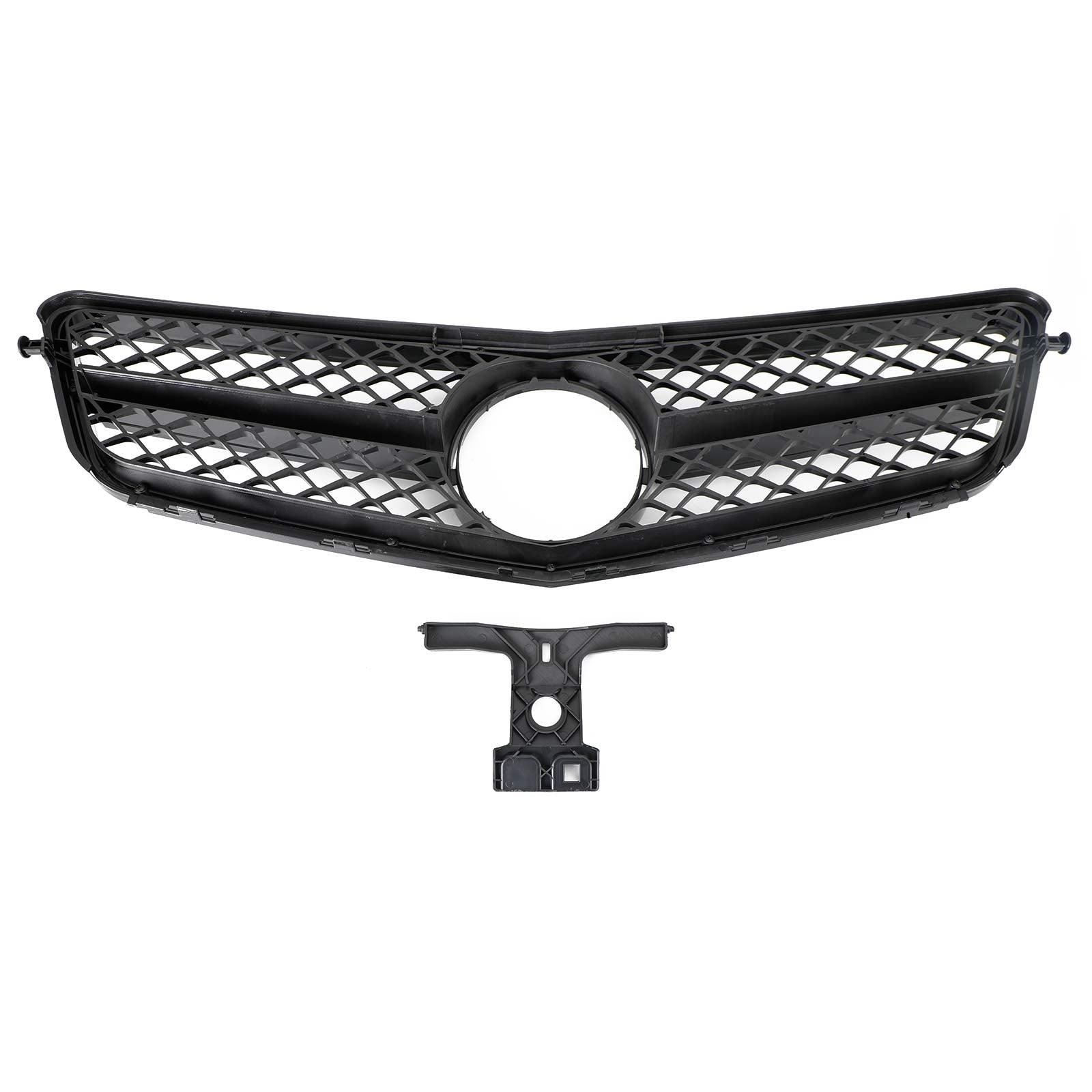 Benz Classe C 2008-2014 W204 Grille de pare-chocs avant C300 C350 avec LED AMG