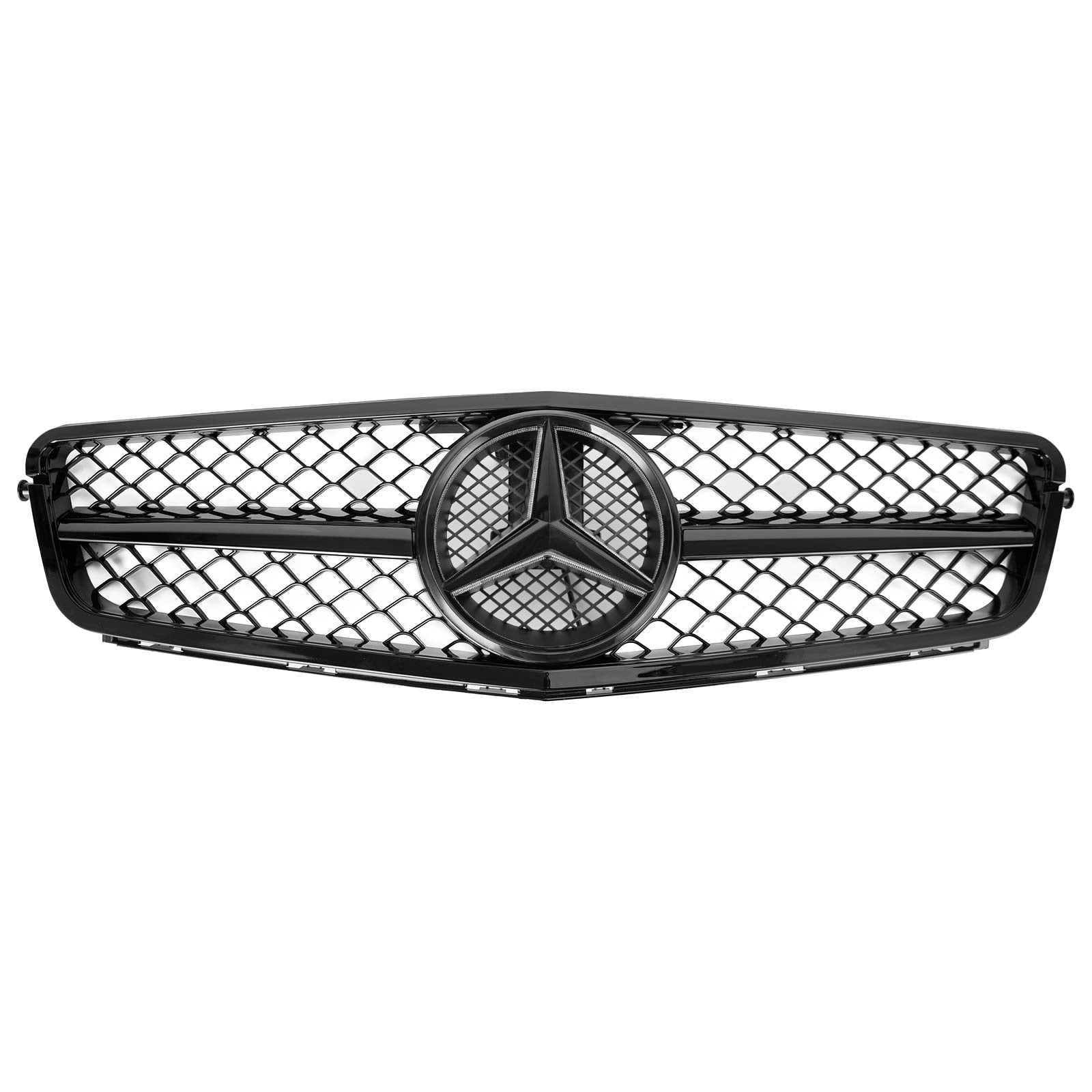 Clase C Benz 2008-2014 W204 Parrilla de parachoques delantera AMG con LED C300 C350