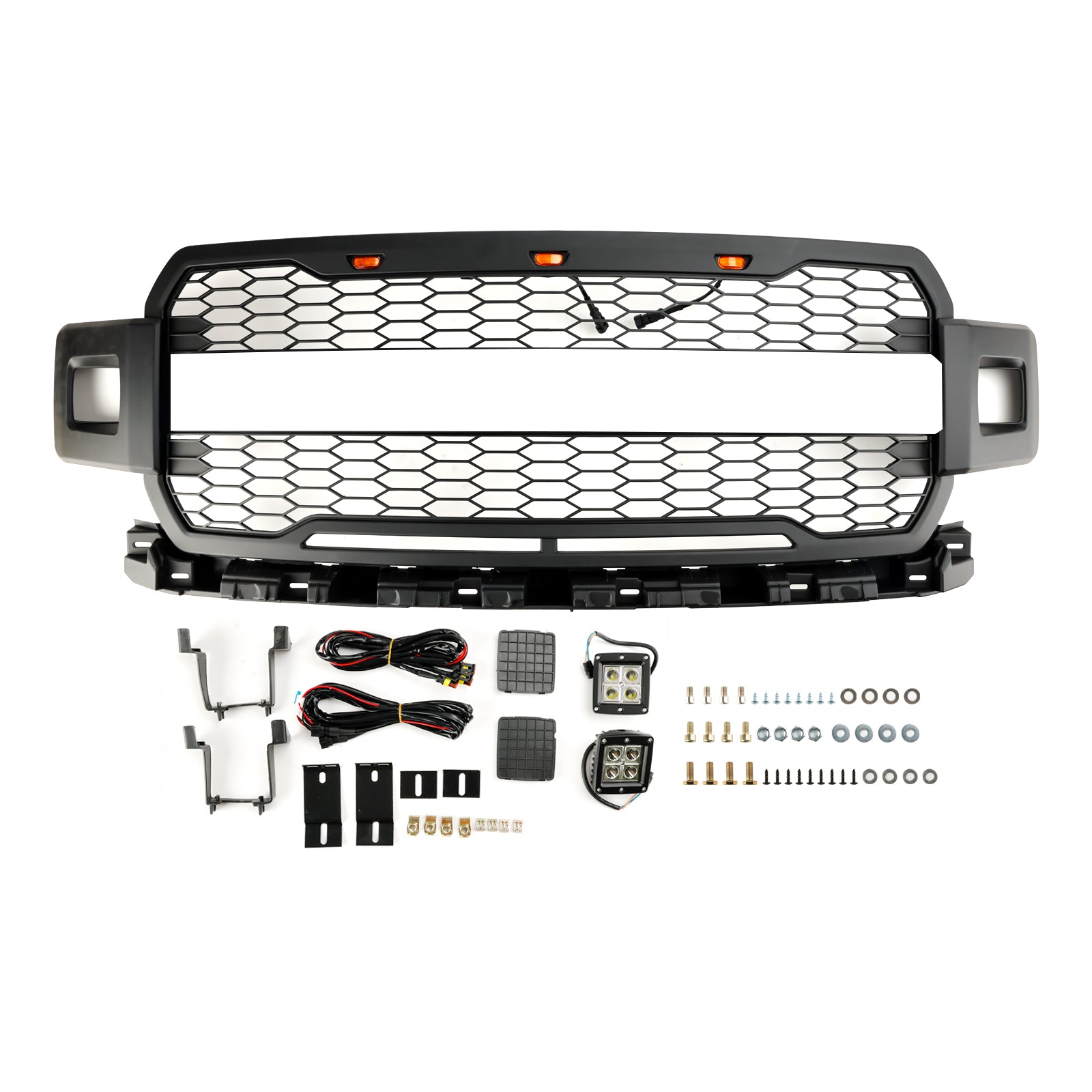 Ford F150 Super Duty 2018-2020 Med LED främre stötfångargrill