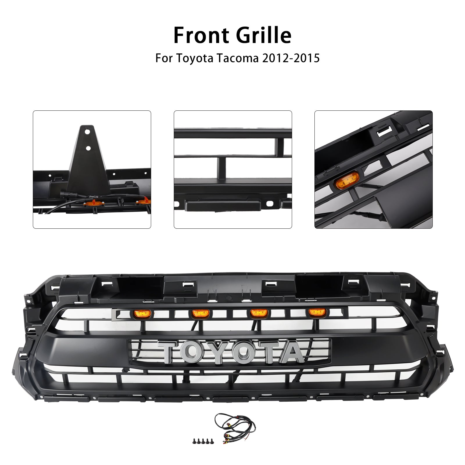 2012-2015 Toyota Tacoma TRD PRO Front Honeycomb Grill Grille PTR54-35150