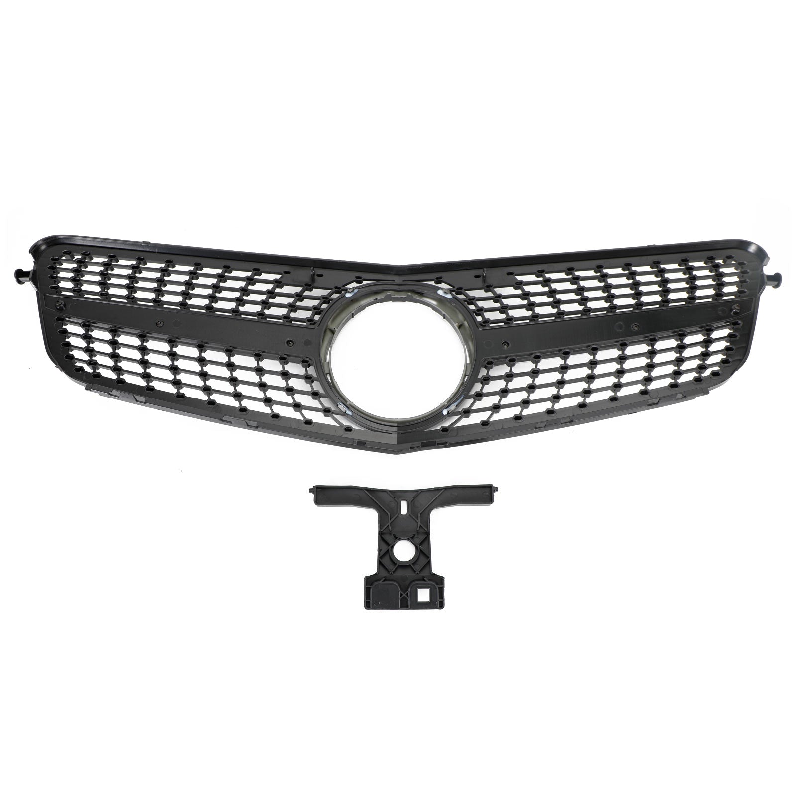 2008 2009 2010 2011 2012 2013 2014 Benz C-klass (W204C180 C200 C250 C350 Frontgrill Grill Svart Krom Generisk