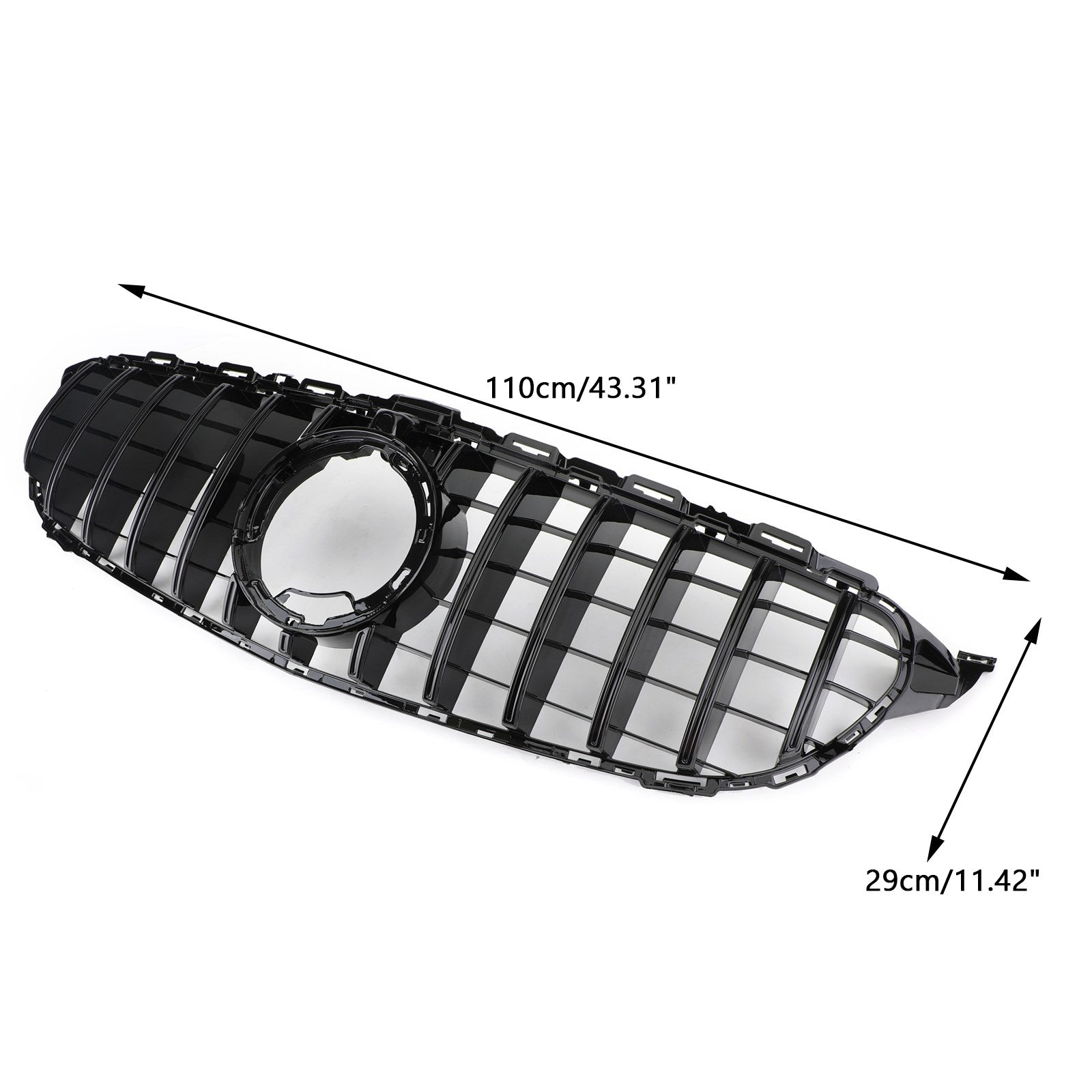 2019-2021 Mercedes Benz C class W205 C300 C250 AMG (models with a camera) GTR Style Grill Grille W/Camera Generic