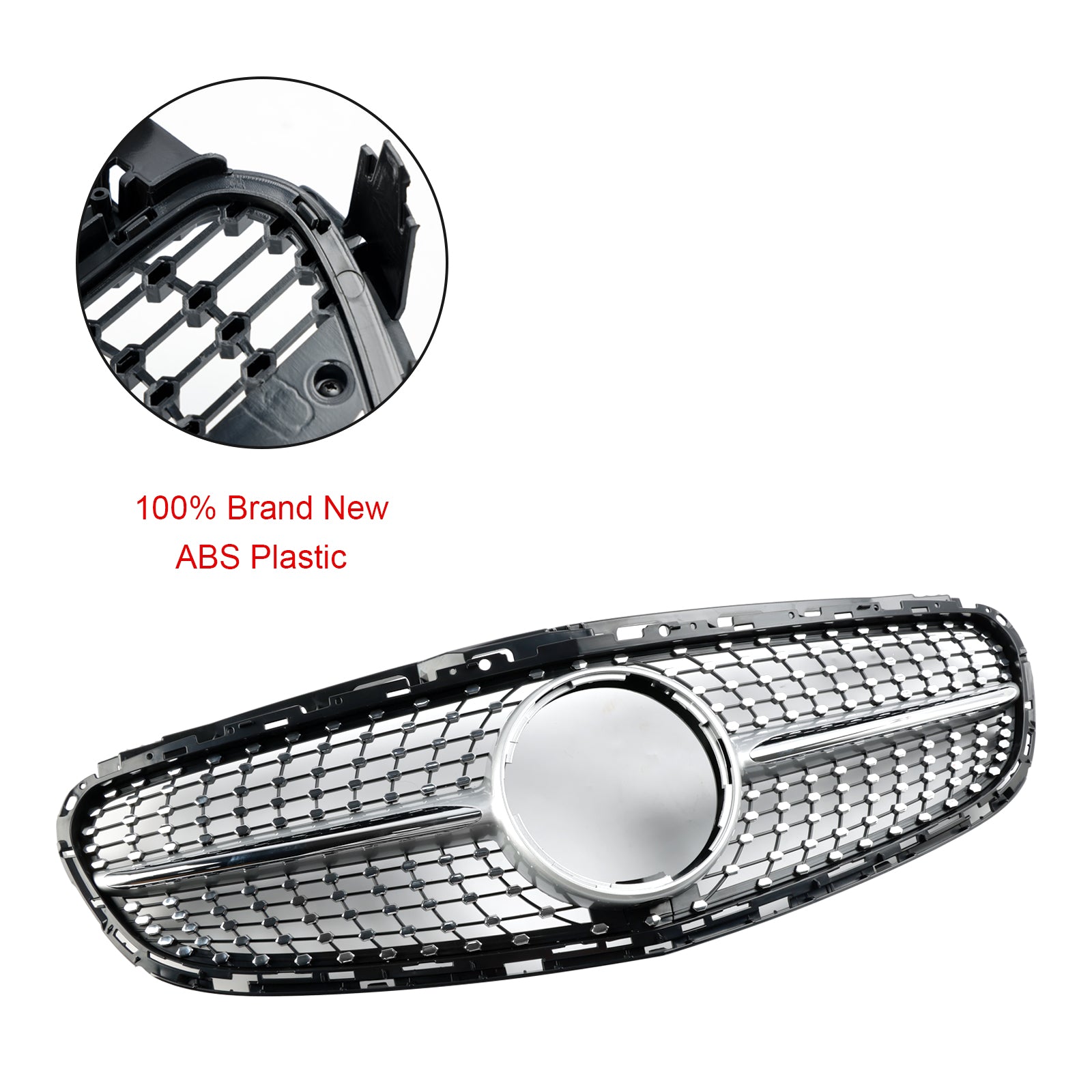 2013 2014 2015 2016 Mercedes E-Klasse W212 Facelift Diamond Front Bumper Grille Grill