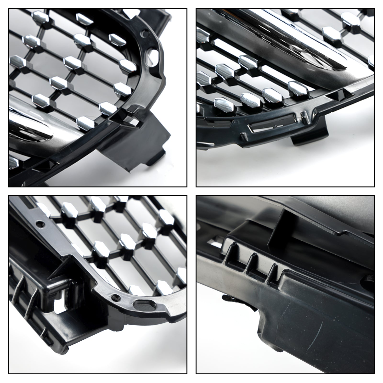 2013 2014 2015 2016 Mercedes E-Klasse W212 Facelift Diamond Front Bumper Grille Grill