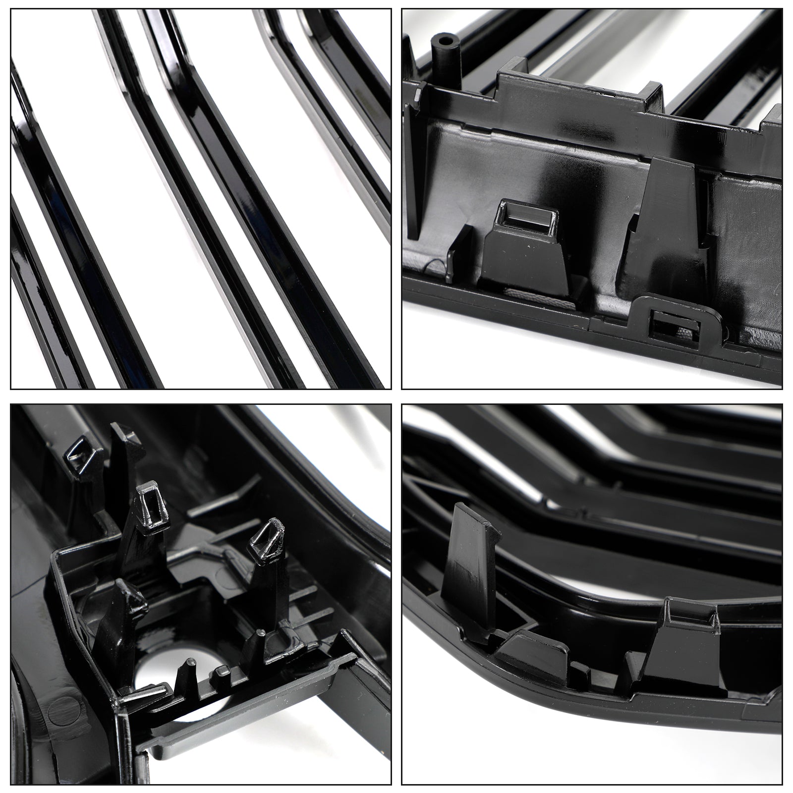 2020-2022 BMW X6 G06 M50I com Funda da câmera Grade do para-choque dianteiro Grill Black