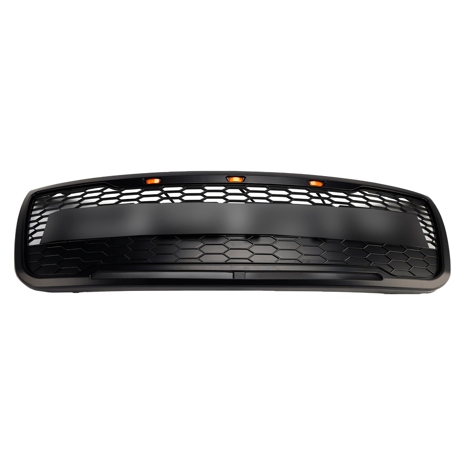 Rejilla de parachoques superior delantero compatible con Ford Explorer 2012-2015 con luces grises