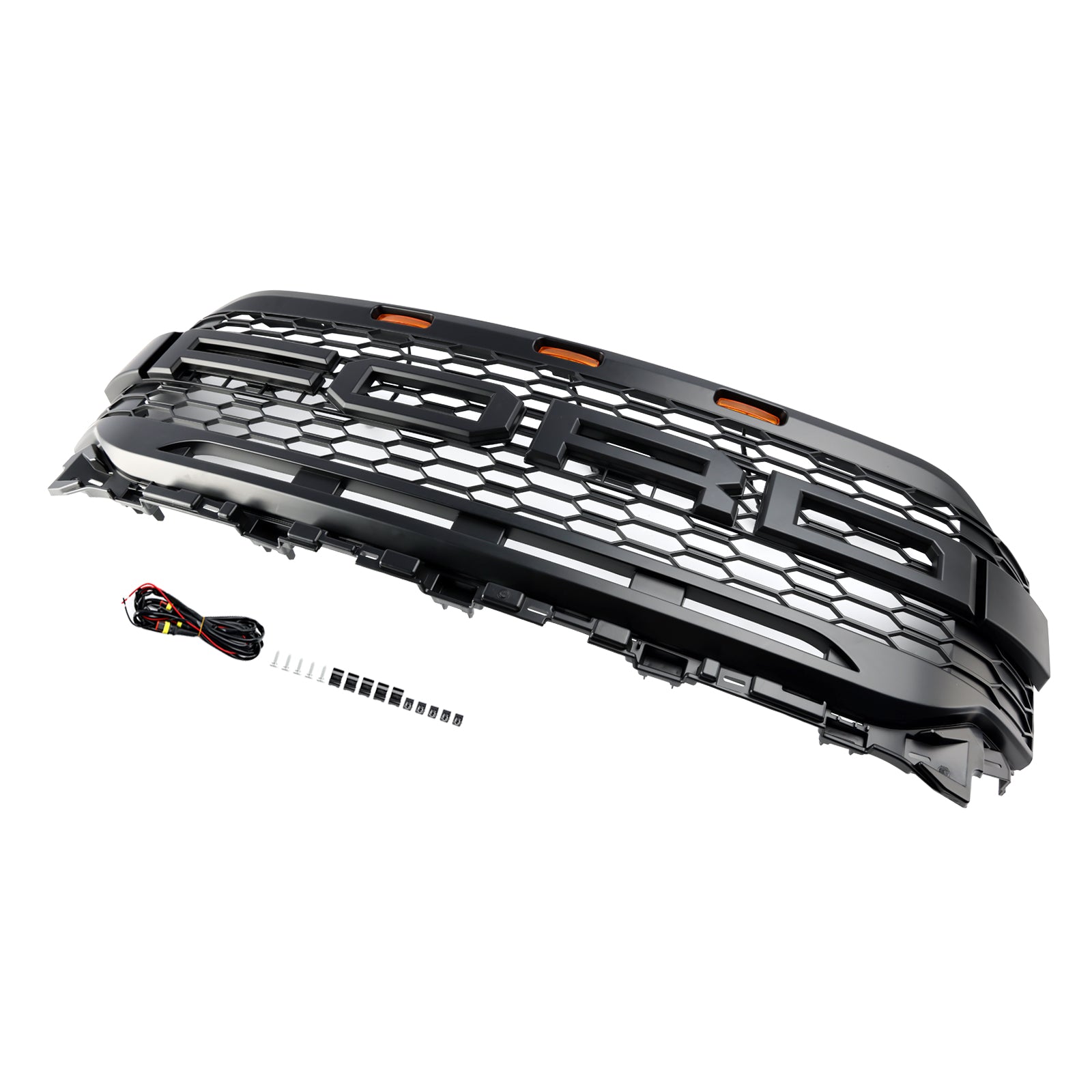 2021 2022 2023 Ford F150 Raptor med LED-ersättnings-ABS främre stötfångargrill