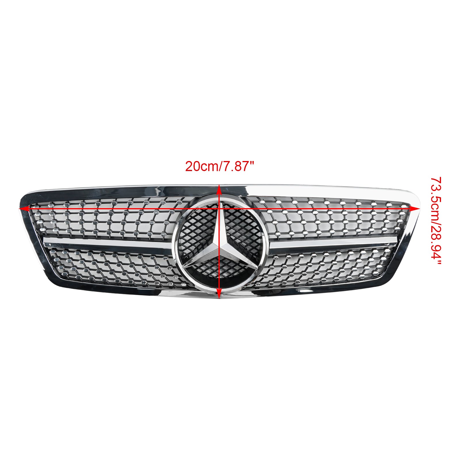 Mercedes uit 2001-2007 W203 C230 C320 C240 Voorbumper Nier Grille Grille