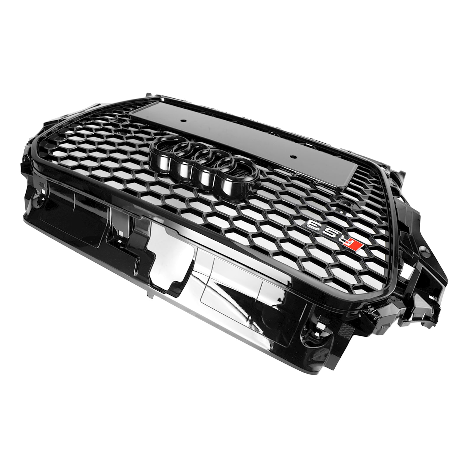 2013-2016 Audi A3 S3 RS3 v štýle prednej kapucne HOOWCOUB BUMPER GRILLE GRILL BLACK