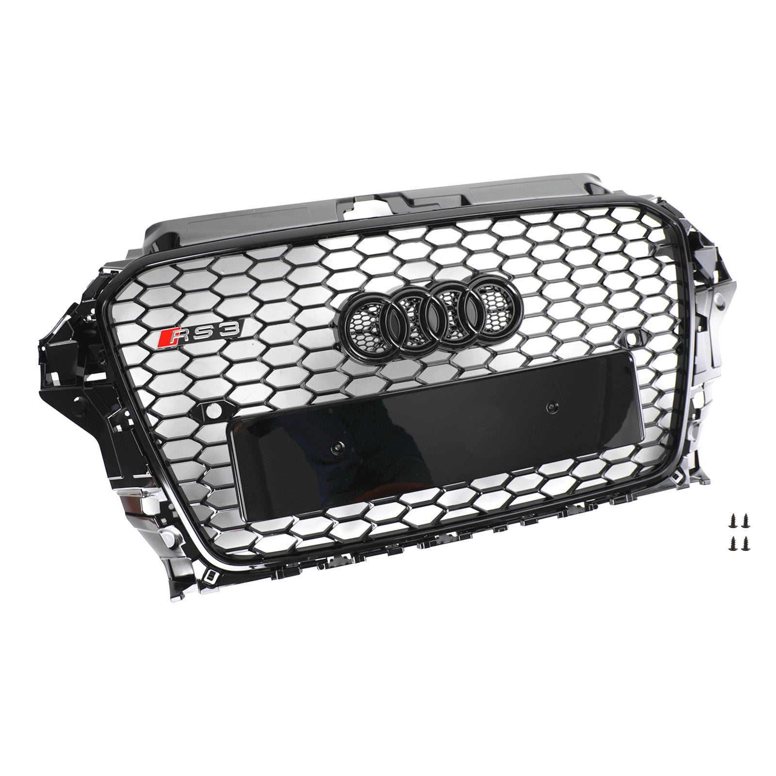 2013-2016 Audi A3 S3 RS3 Style Front Hood Henycomb Bumper Grille Grill