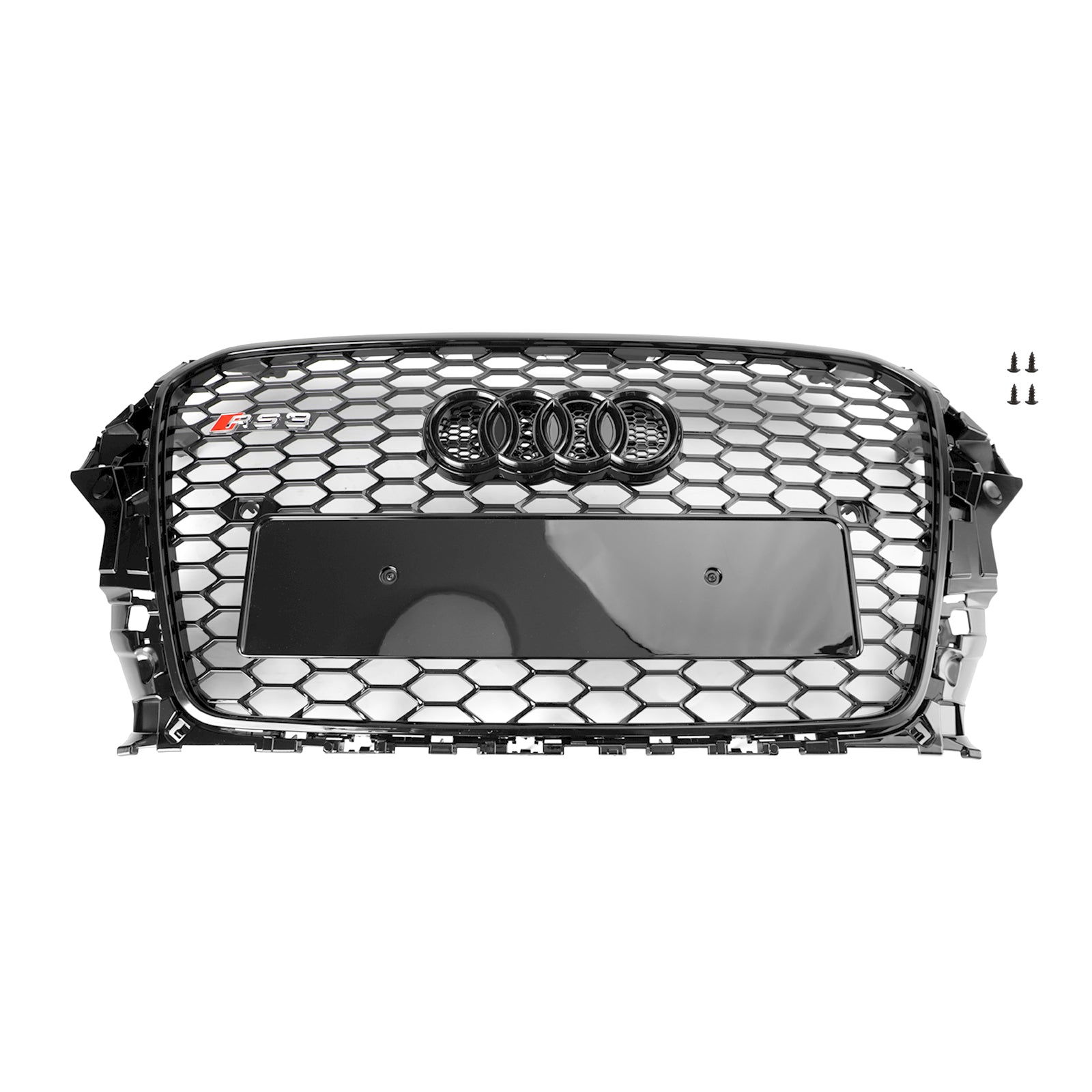 2013-2016 Audi A3 S3 RS3 Style Front Hood Henycomb Bumper Grille Grill
