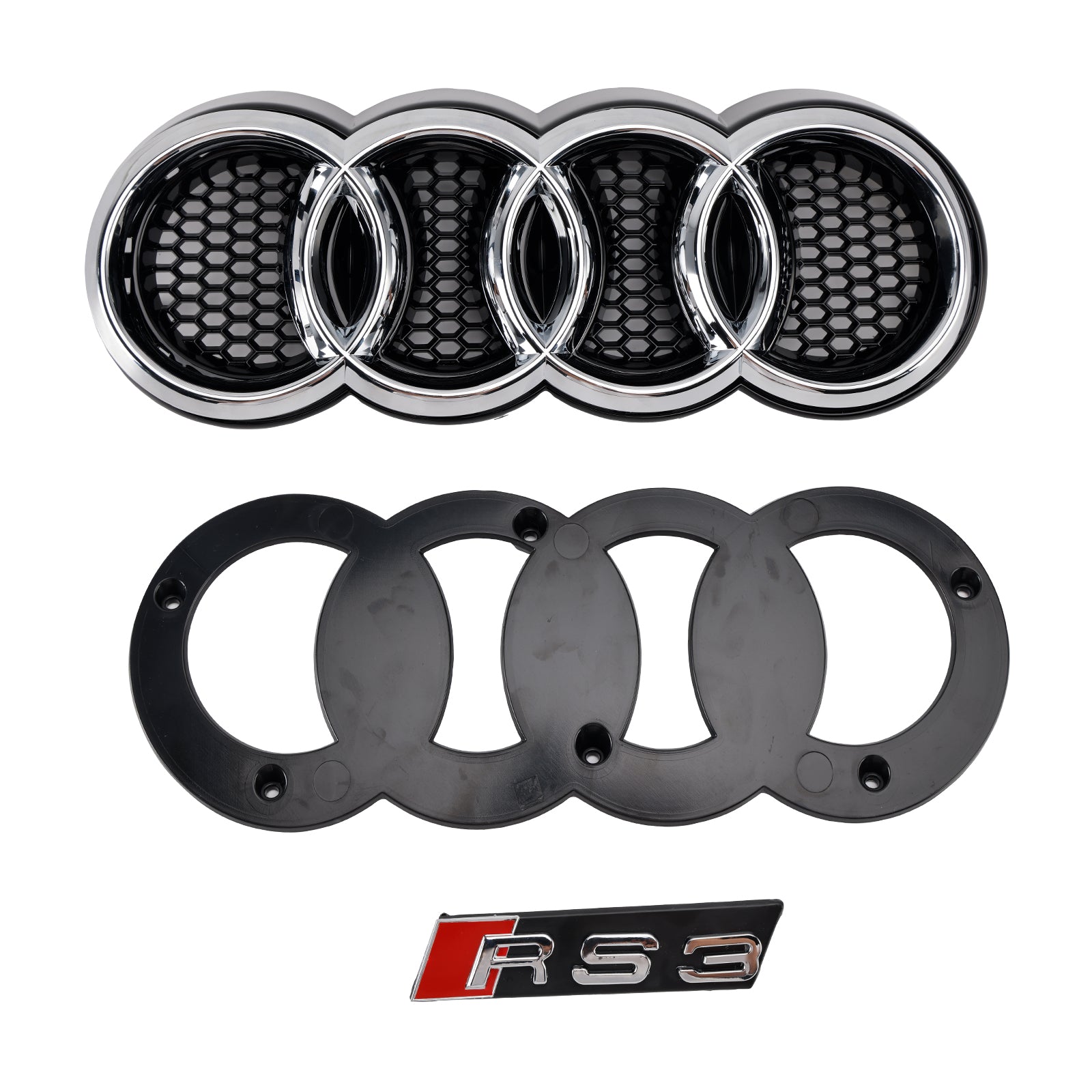 2013-2016 Audi A3 8V1/Sline/S3 met ACC RS3-stijl voorbumpergrille