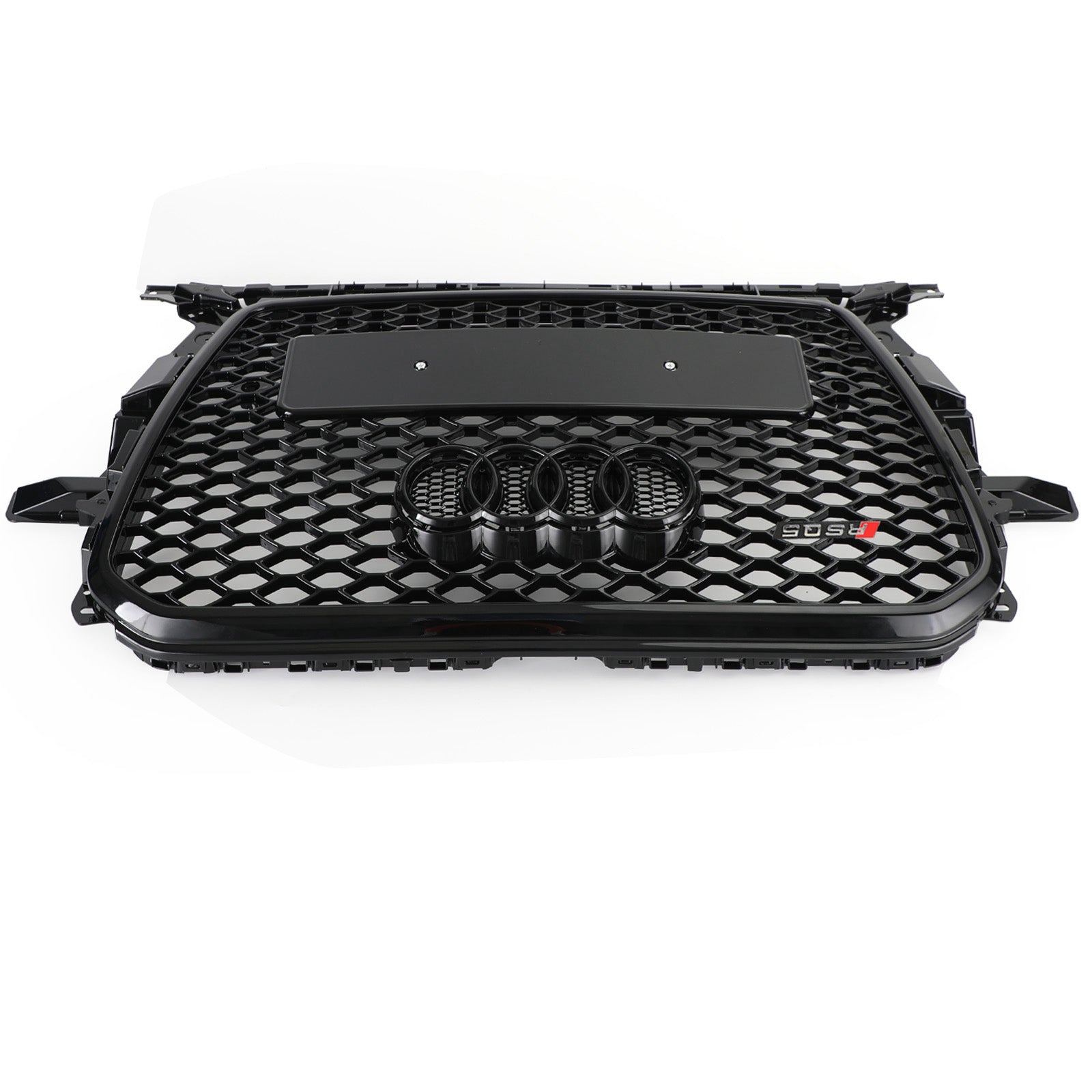 2013 2014 2015 2016 2017 Audi Q5 RSQ5 Stijl Honingraat Mesh Sport Hex Grill Glanzend Zwart