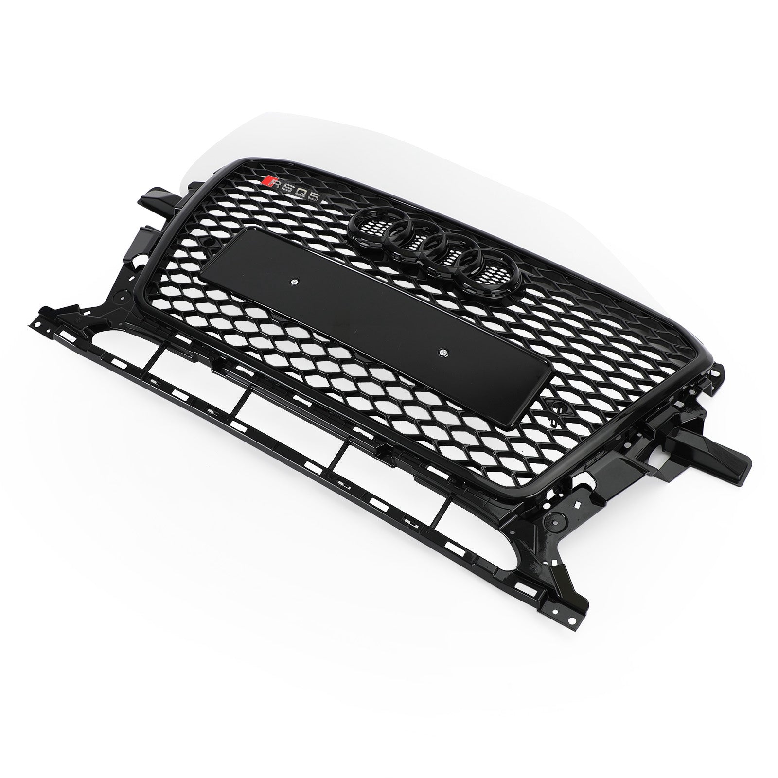 2013 2014 2015 2016 2017 Audi Q5 RSQ5 Stijl Honingraat Mesh Sport Hex Grill Glanzend Zwart