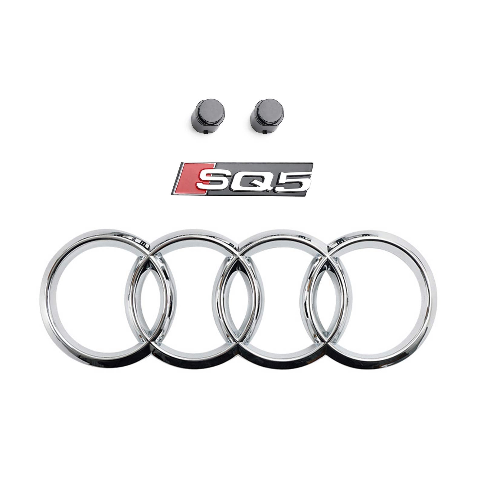 2013-2017 Audi Q5 SQ5 8R Svart RSQ5 Style Honeycomb Mesh Sport Hex Grill