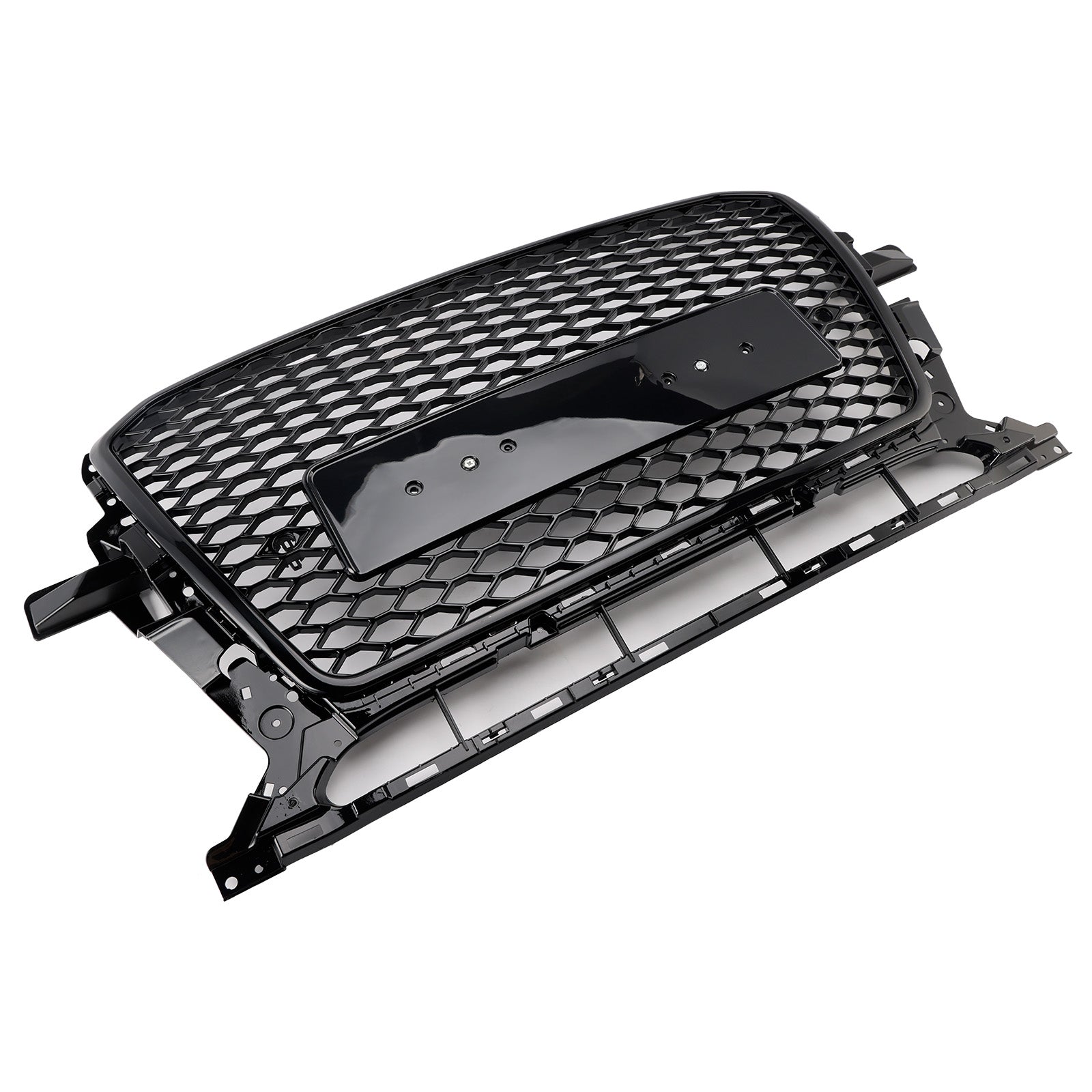 2013-2017 Audi Q5 SQ5 Gloss Black Front Honeycomb Bumper Grill Grill