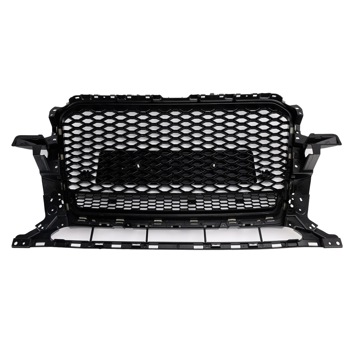 2013-2017 Audi Q5 Gloss Black Front Honeycomb Bumper Grille Grill