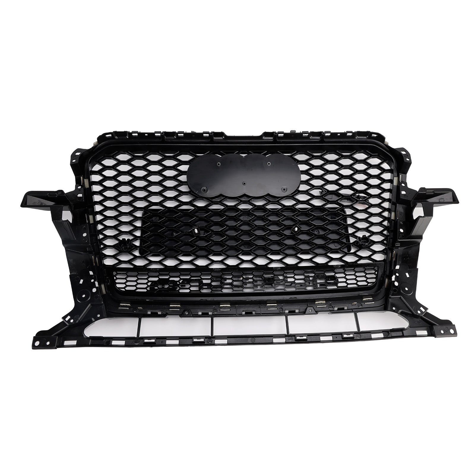 2013-2017 Audi Q5 Gloss Black Front Honeycomb Bumper Grille Grill