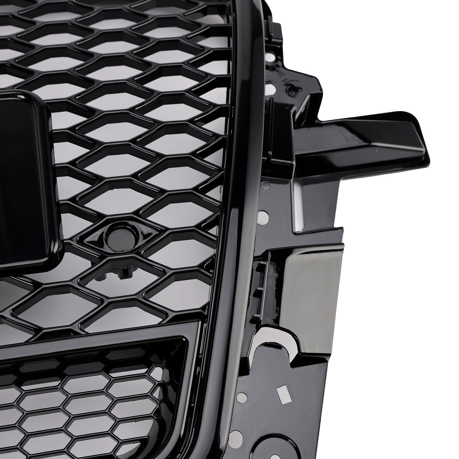 2013-2017 Audi Q5 Gloss Black Front Honeycomb Bumper Grille Grill