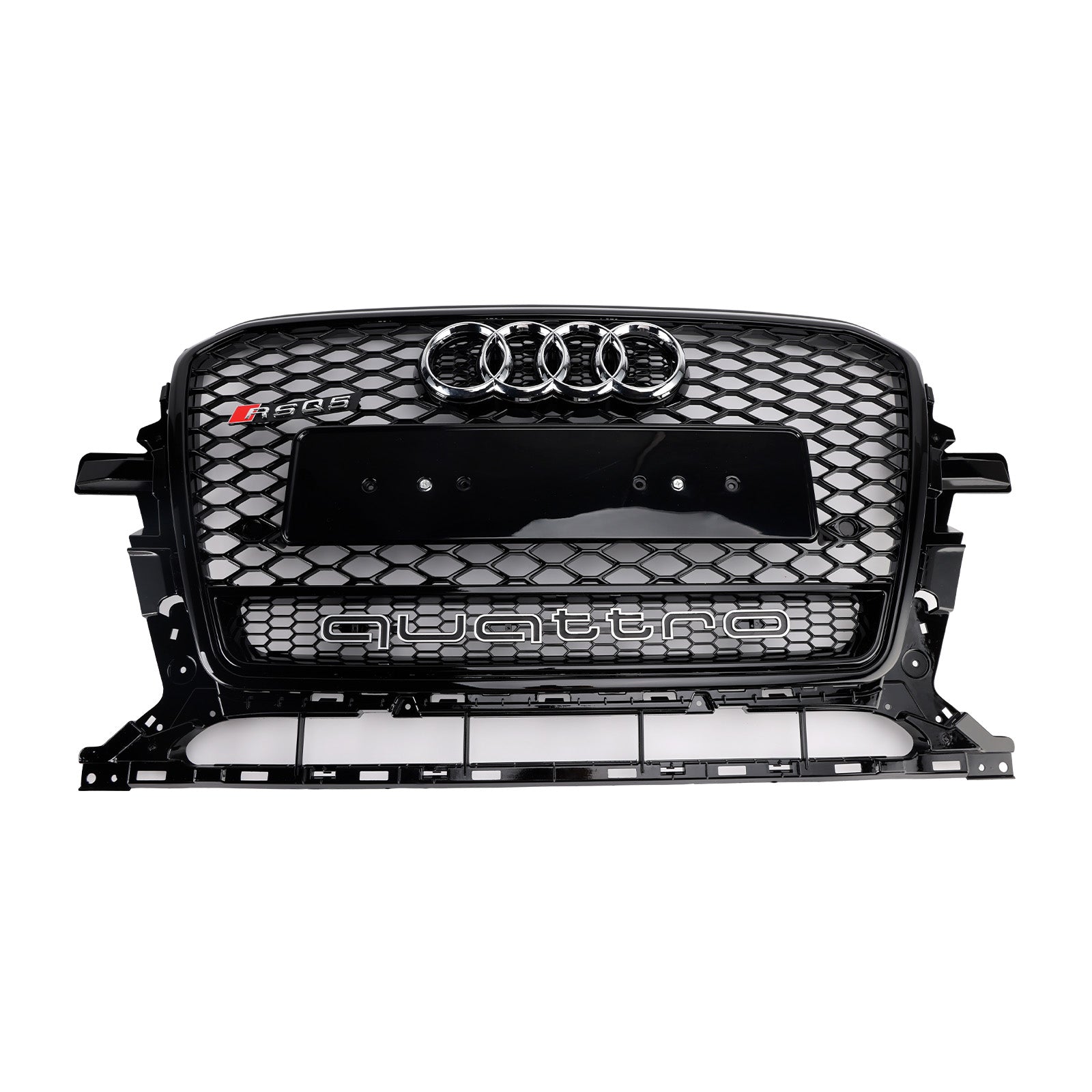2013-2017 Audi Q5 Gloss Black Front Honeycomb Bumper Grille