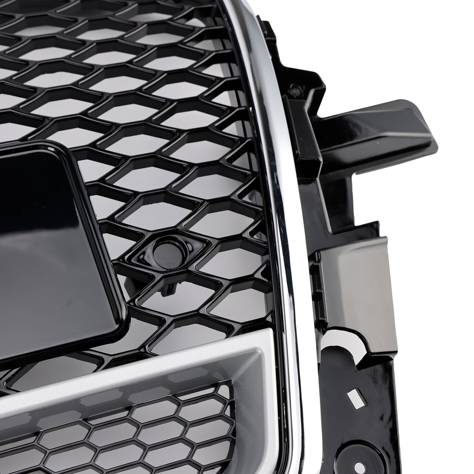 2013-2017 Audi Q5 Chrome/Black Front Honeycomb Pumper Grille Grill