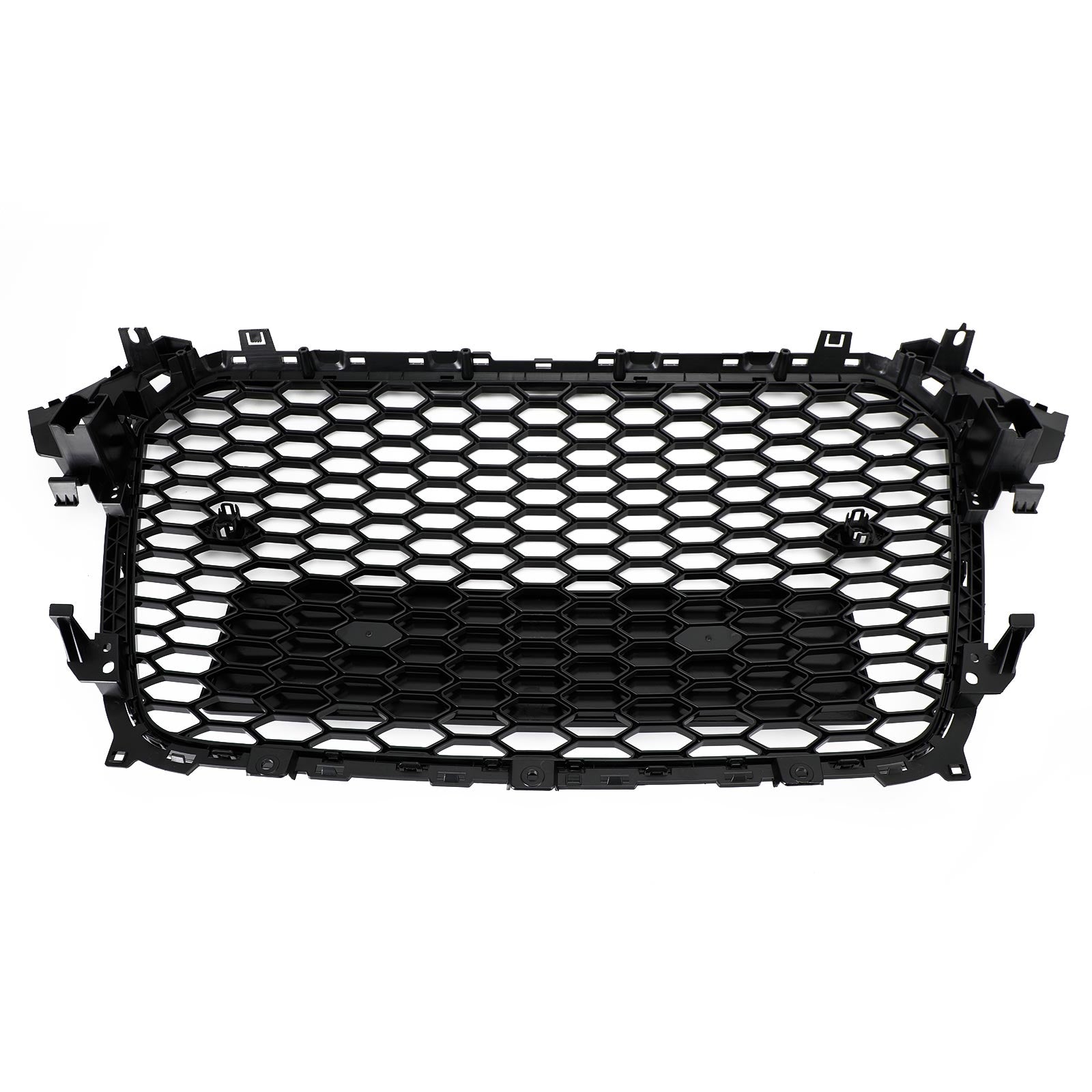 2013-2016 Audi A4 S4 RS4-stijl Mesh voorbumpergrille Grill glanzend zwart