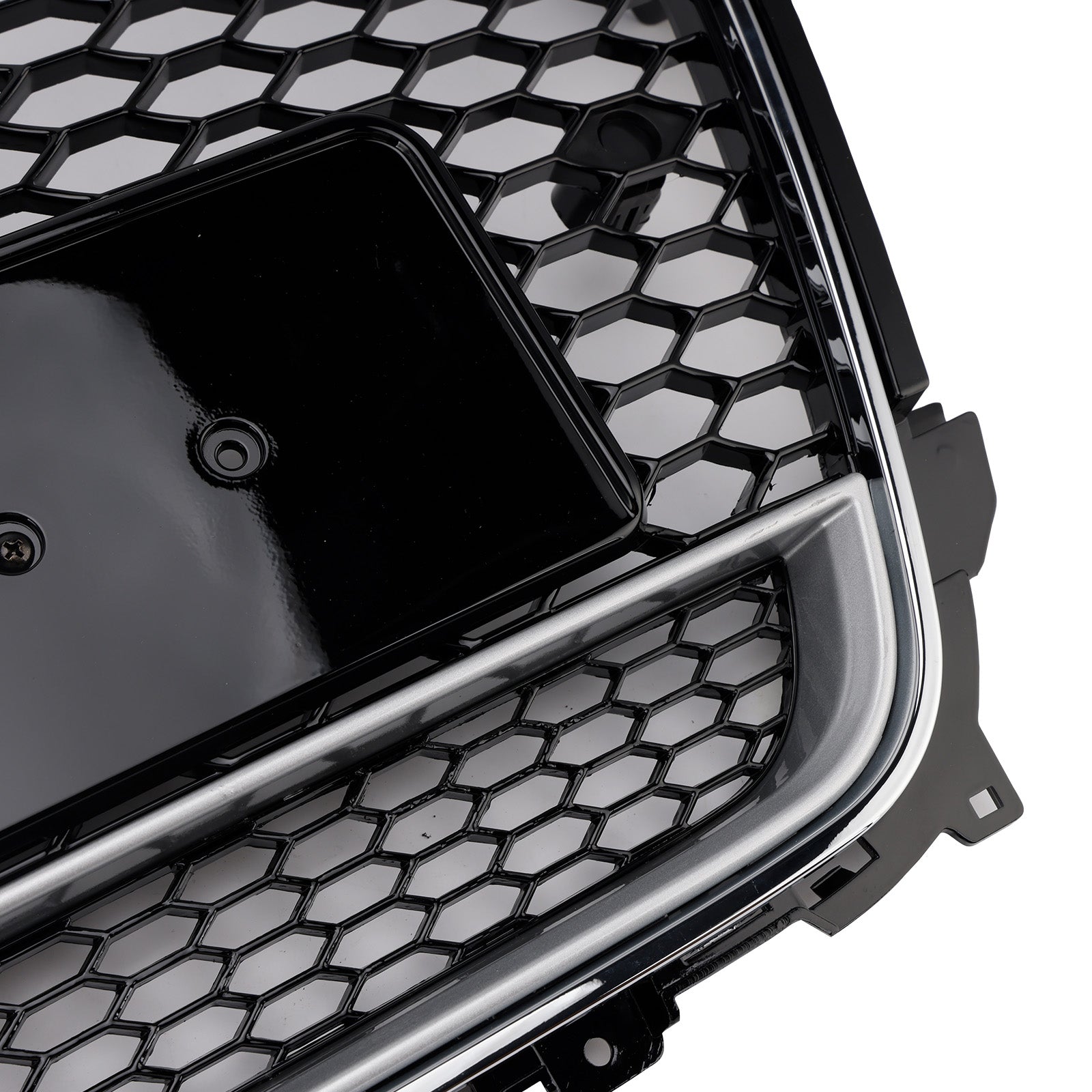 RS4 Style Front Bumper Grille Grill Fit Audi A4 S4 B8.5 2013-2016 com Quattro