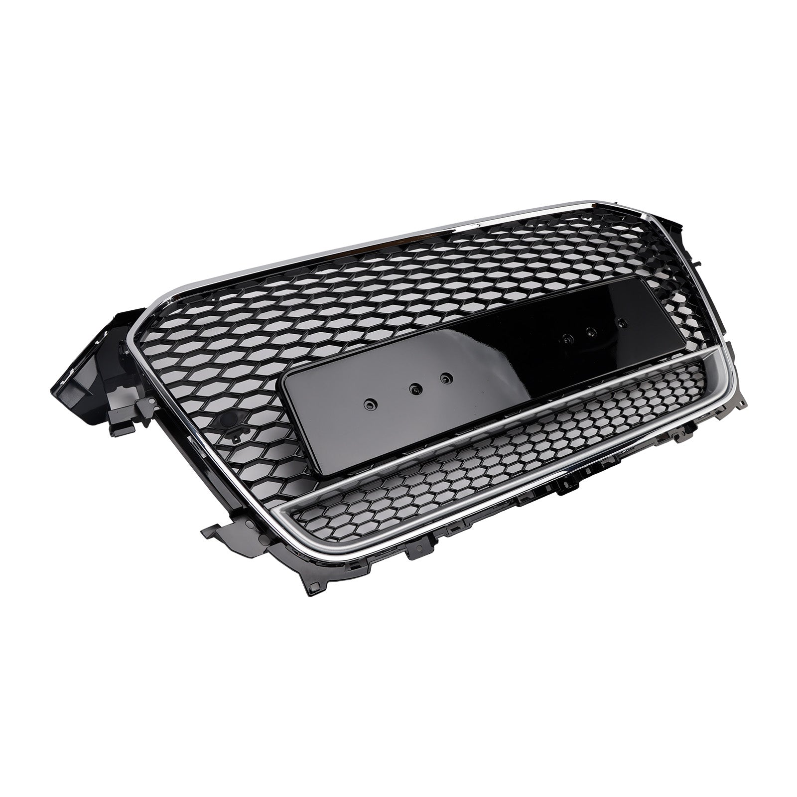 RS4 Style Front Bumper Grille Grill Fit Audi A4 S4 B8.5 2013-2016 com Quattro