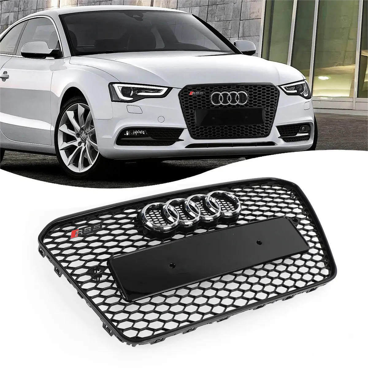2013-2016 Audi A5 S5 B8.5 RS5 HONEYCON HEX HEX MESH PREDNÁ MRIKA