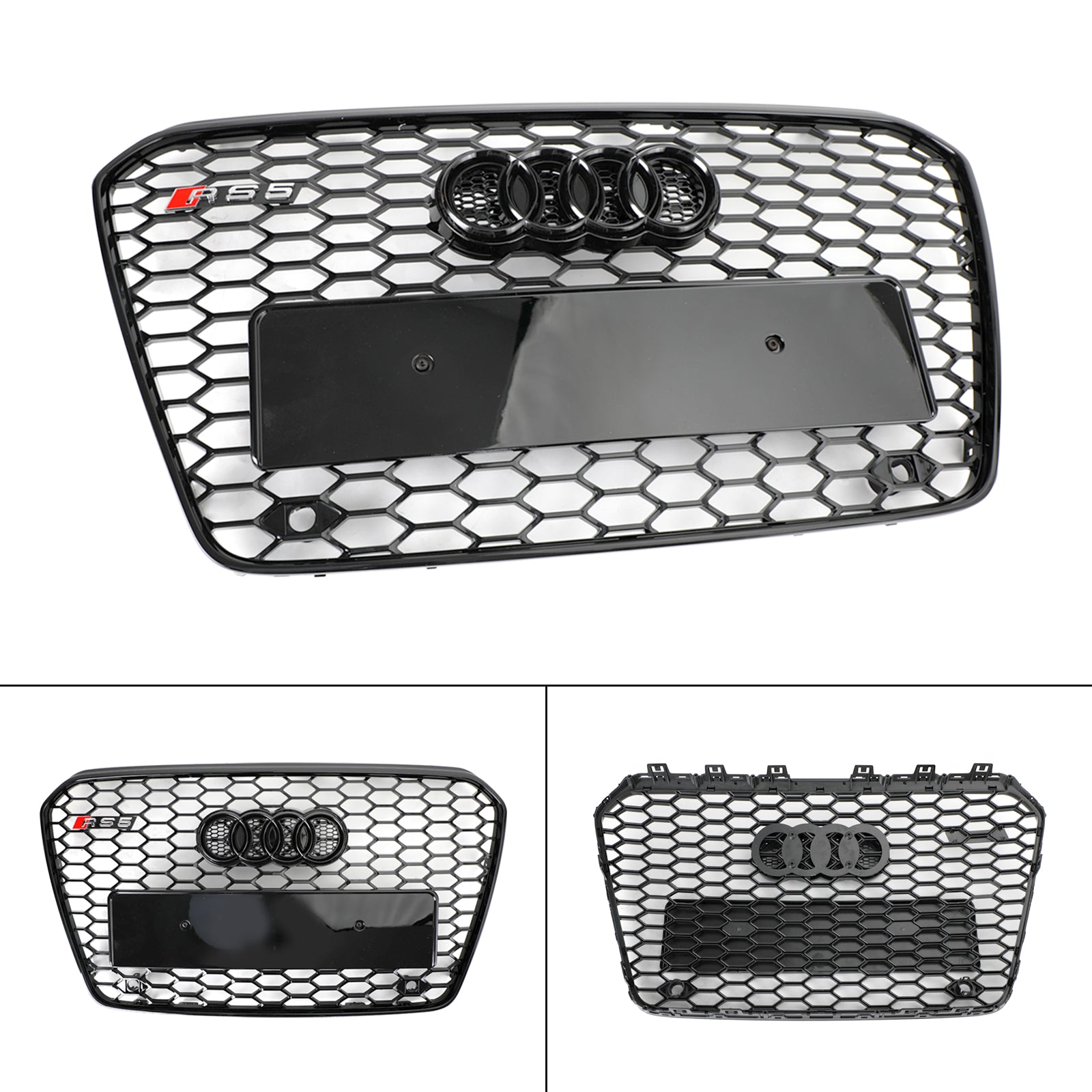2013 2014 2015 2016Front Grille Audi A5 / S5 B8.5 style Honeycomb Mesh Front Bumper Grille Grill