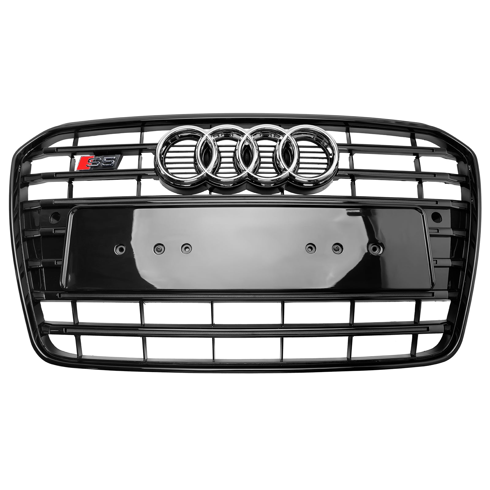 Griglia per paraurti anteriore stile Audi A5 S5 B8.5 S5 2012-2015 nera
