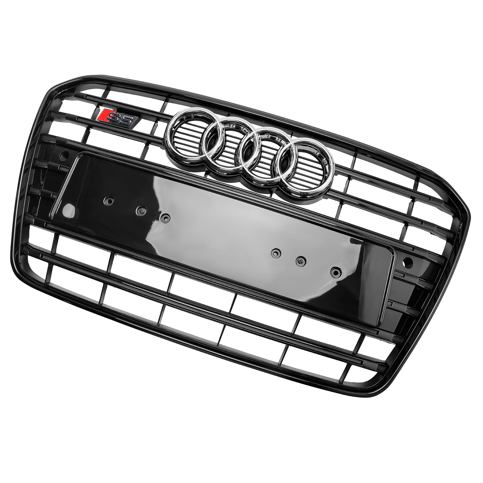 Griglia per paraurti anteriore stile Audi A5 S5 B8.5 S5 2012-2015 nera