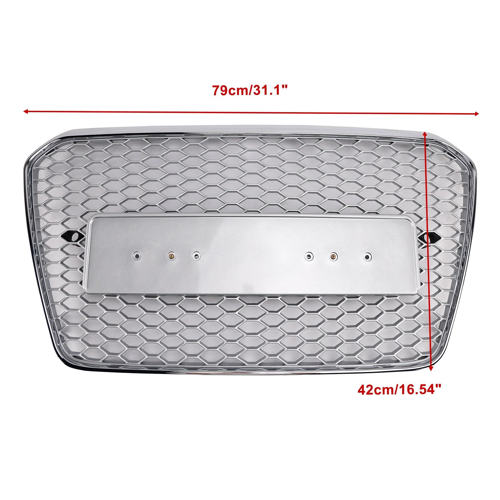Parrilla de parachoques delantero tipo panal estilo Audi A5 S5 B8.5 RS5 2013-2016