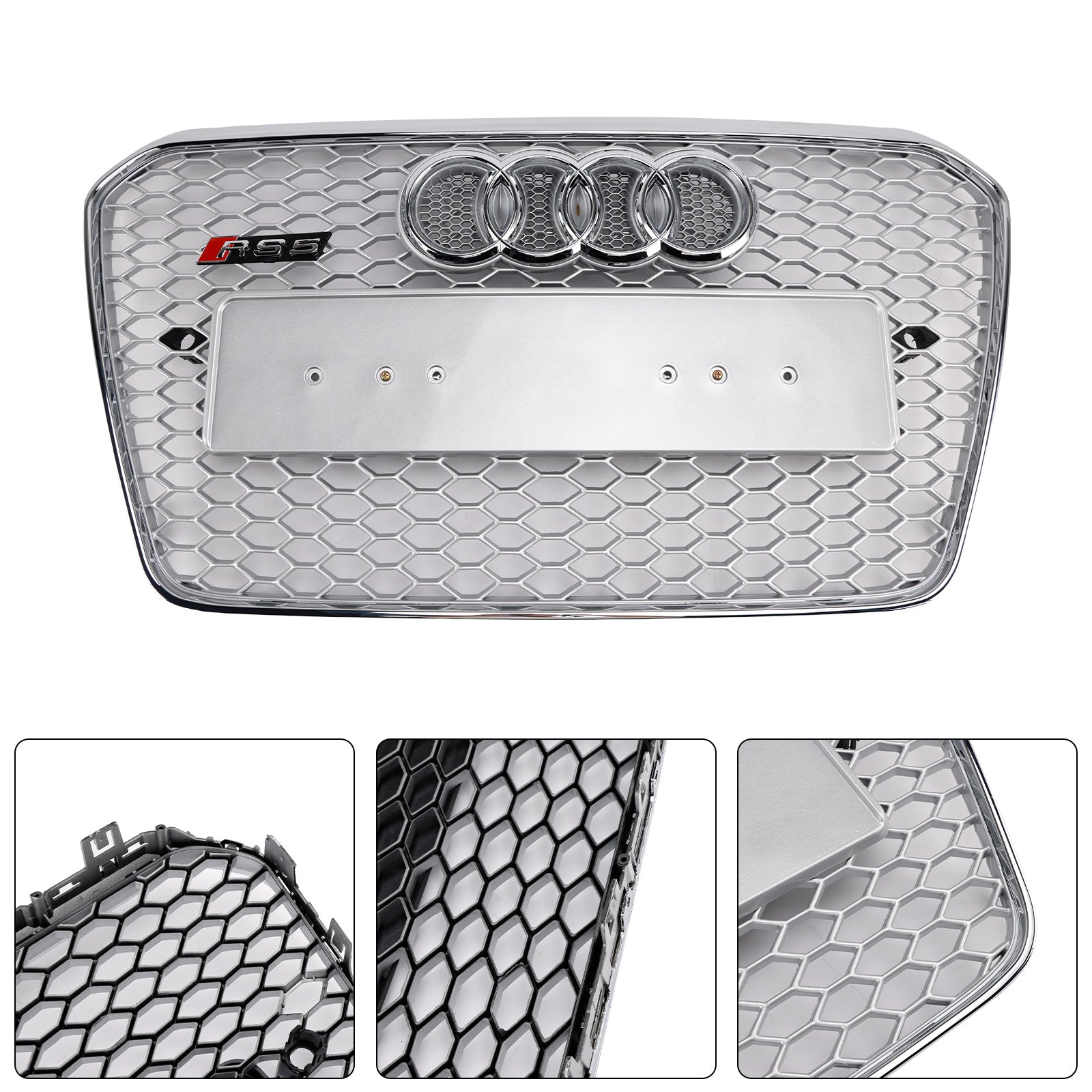 2013-2016 Audi A5 S5 B8.5 Grille de calandre de pare-chocs avant de style RS5