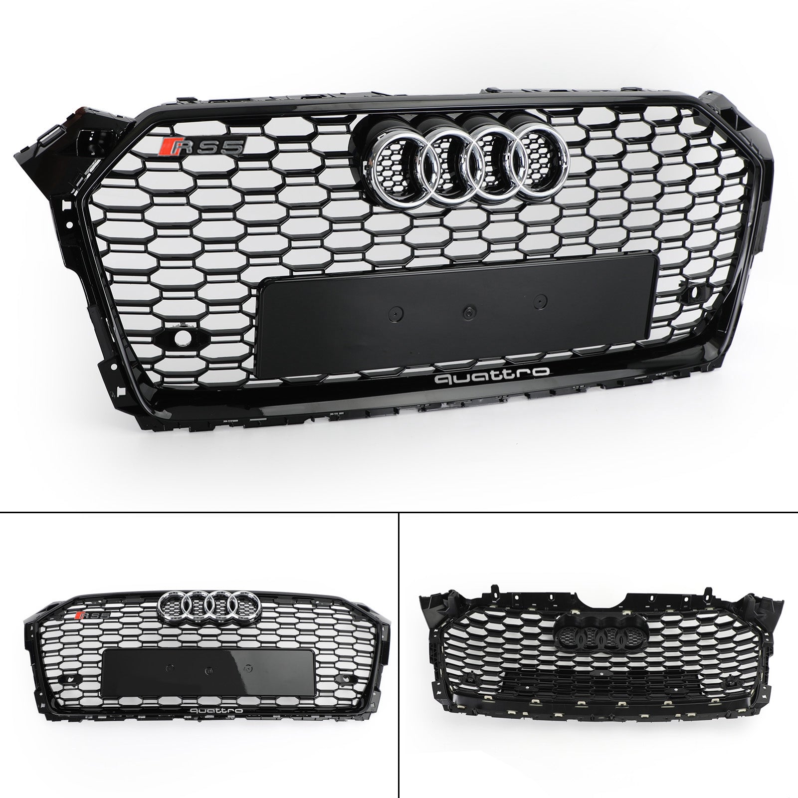 2017 2018 2019 Audi A5 S5 B9 RS5 štýl Honeycomb Sport Mesh Hex Grille Grill Grill