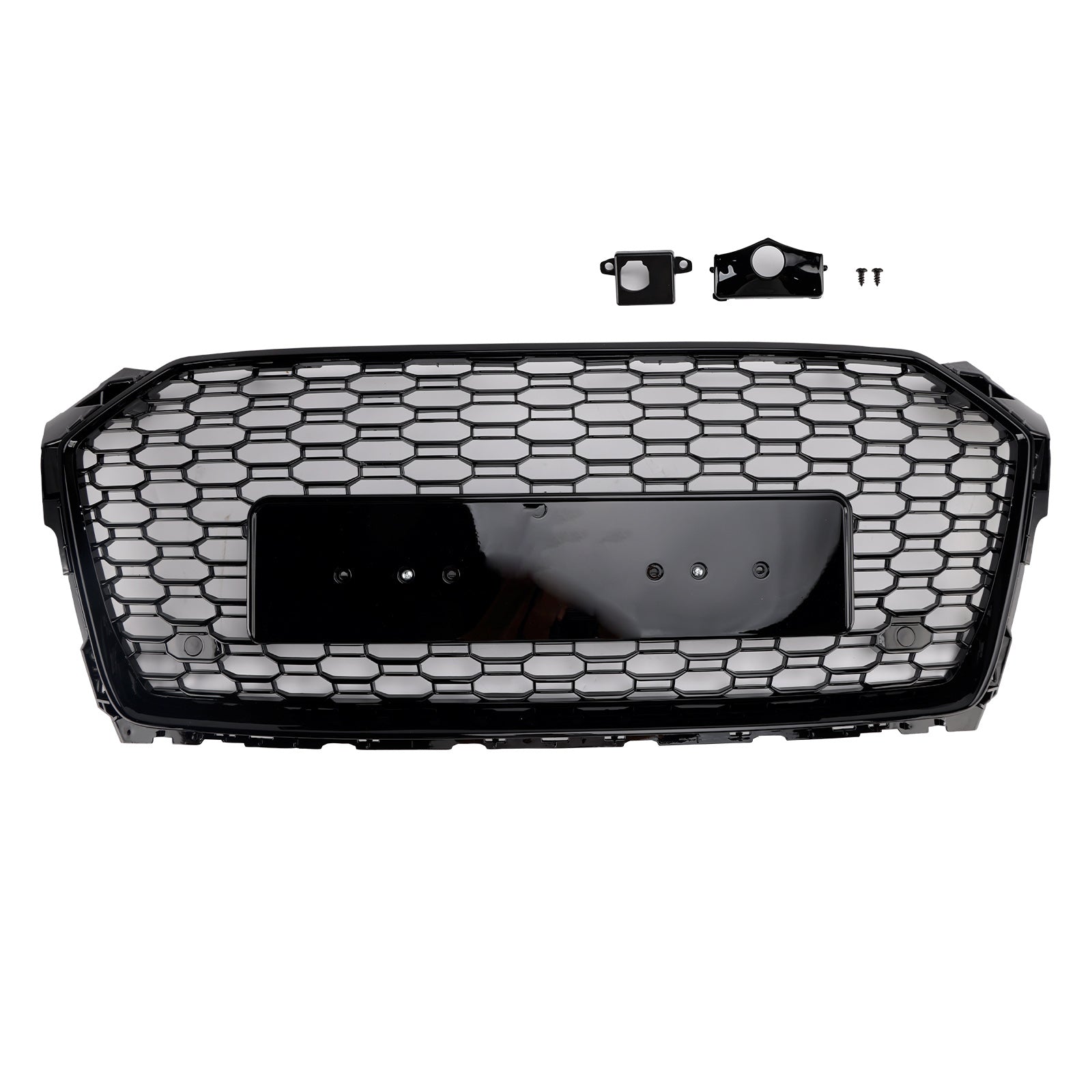 RS5 Style Sport Front Honeycomb Grille Grill Fit Audi A5 S5 B9 2017-2019