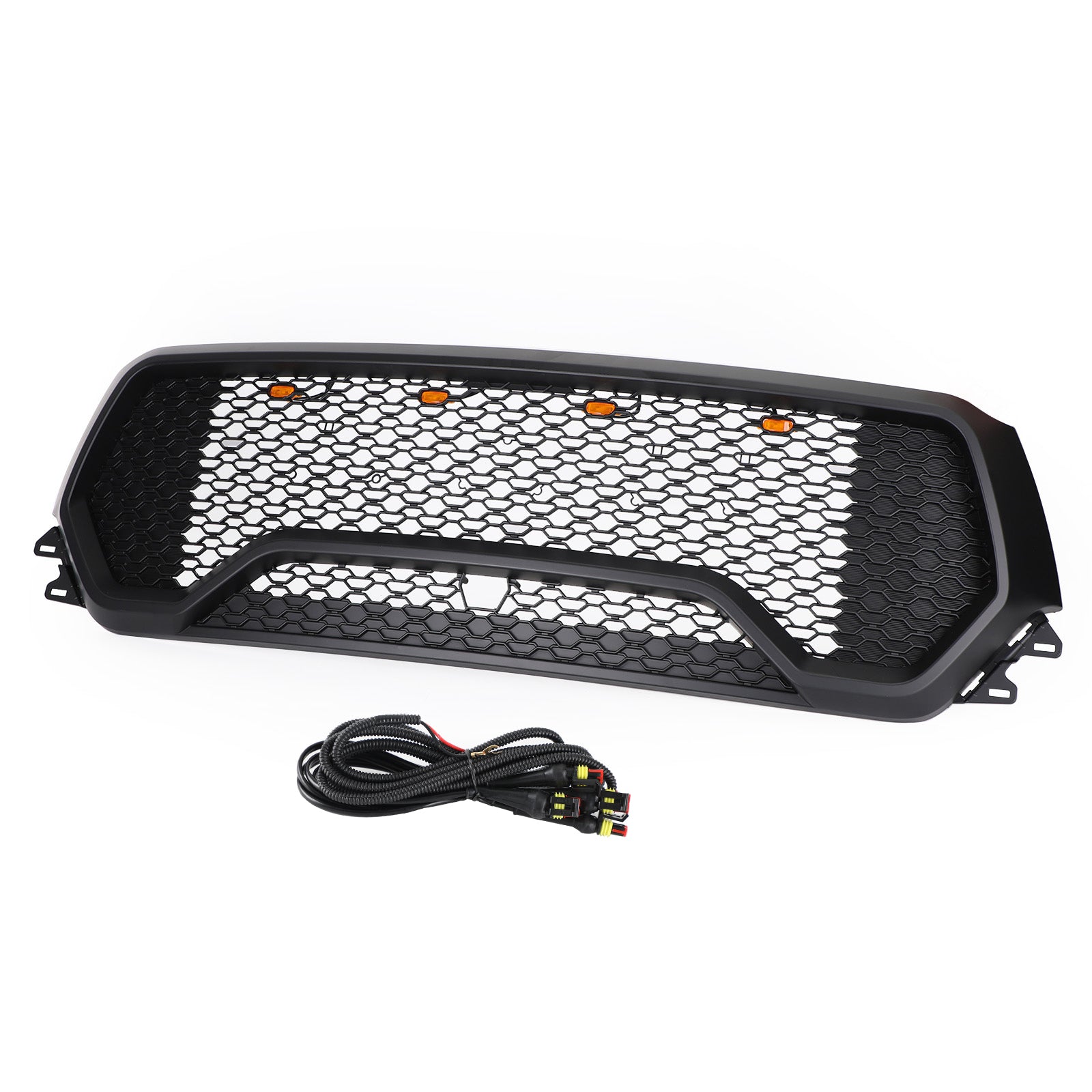 2019 2020 2021 2022 Dodge Ram 1500 TRX Style LED Honeycomb Front Upper Hood Grille