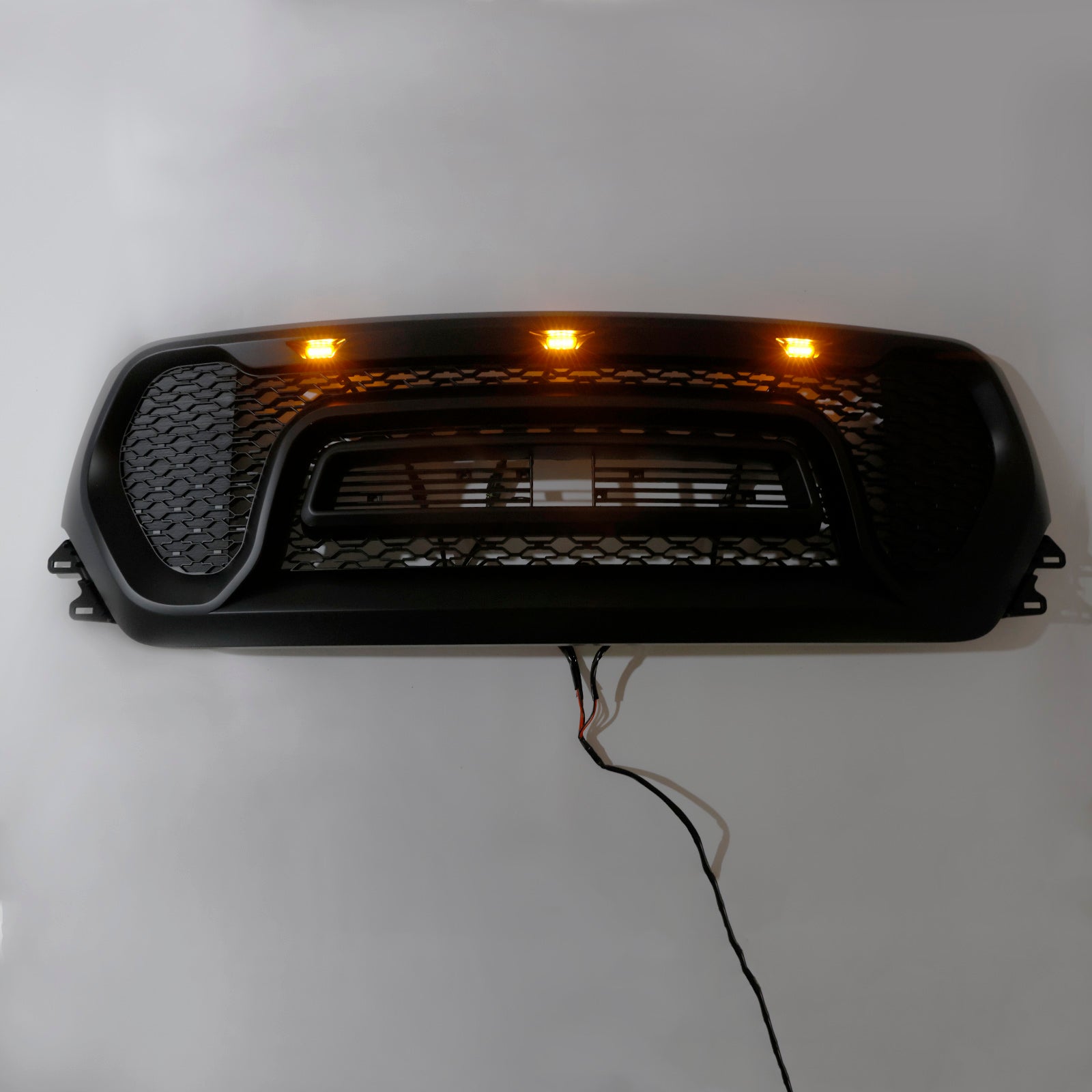 2019-2024 Dodge Ram 1500 Black Front Honeycomb Upper Hood Grille Grill
