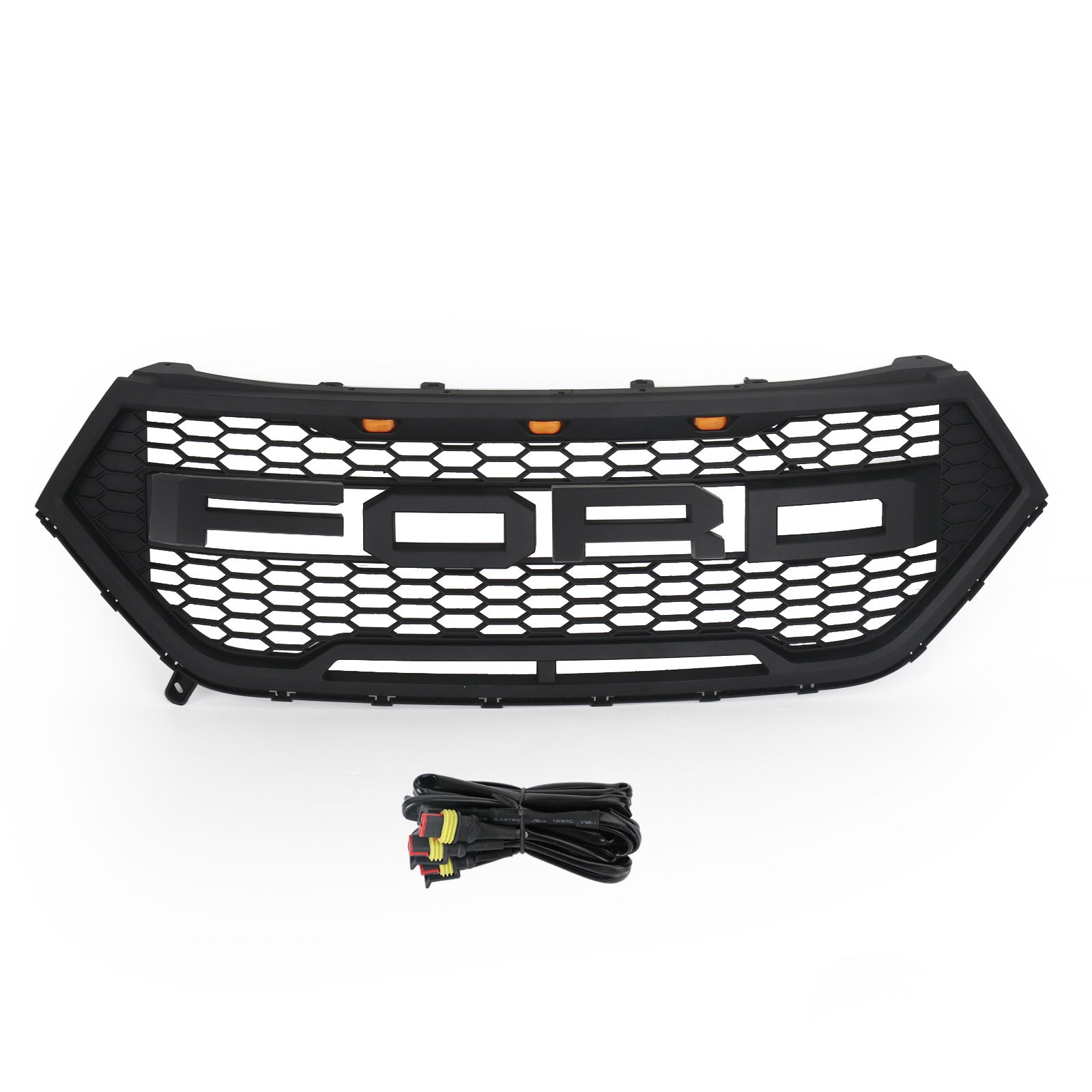 Edge Raptor Style Front Bumper Grill Horná mriežka čierna pre Ford Edge 2015-2018