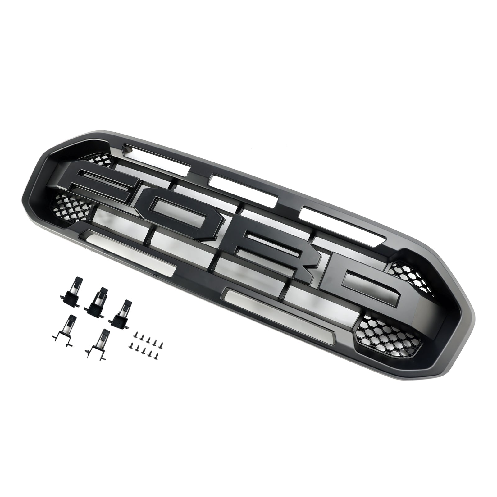 Parrilla de parachoques delantero estilo Raptor negro Ford Ranger 2019-2023