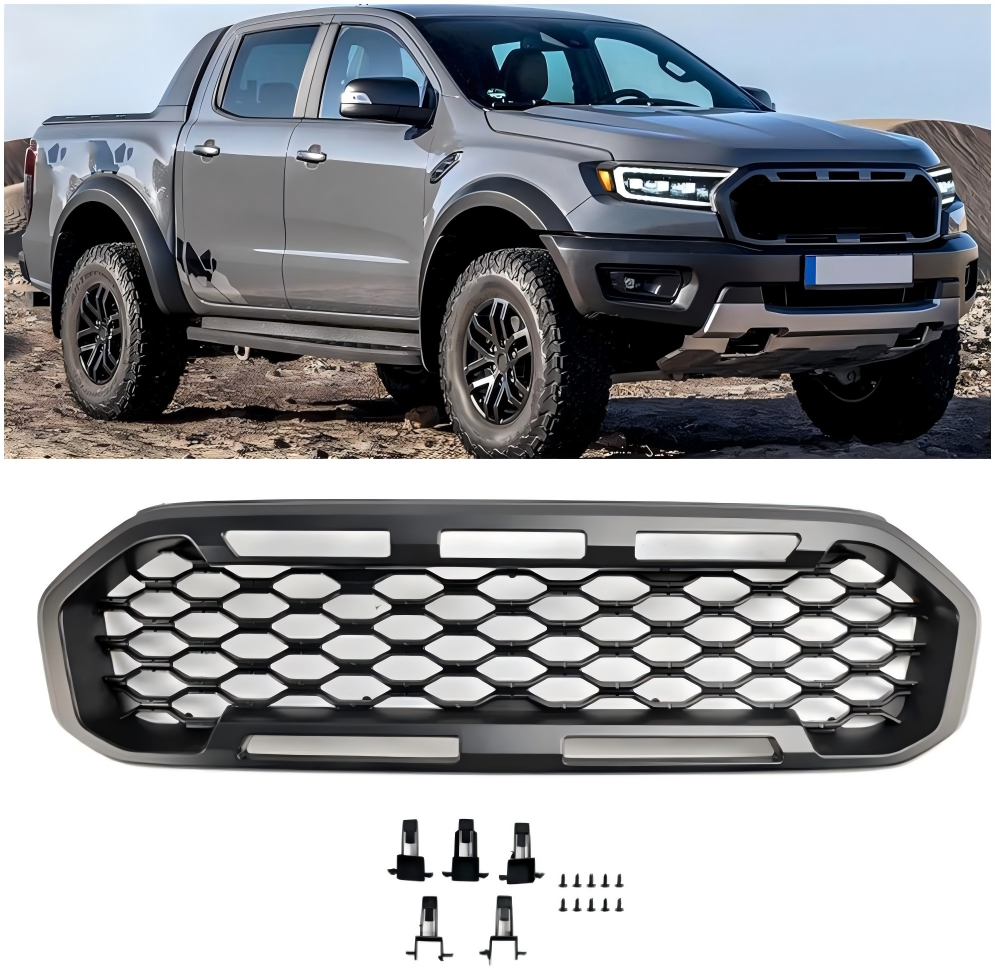 2019-2023 Ford Ranger T8 predný nárazník mriežka čierna