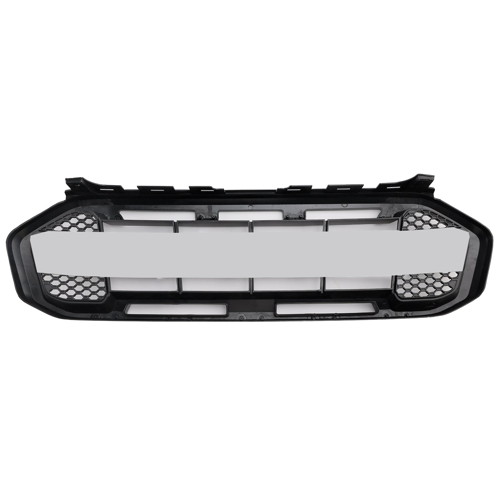 2019-2023 Ford Ranger W/White led Raptor Style Front Bumper Grill Grille Black