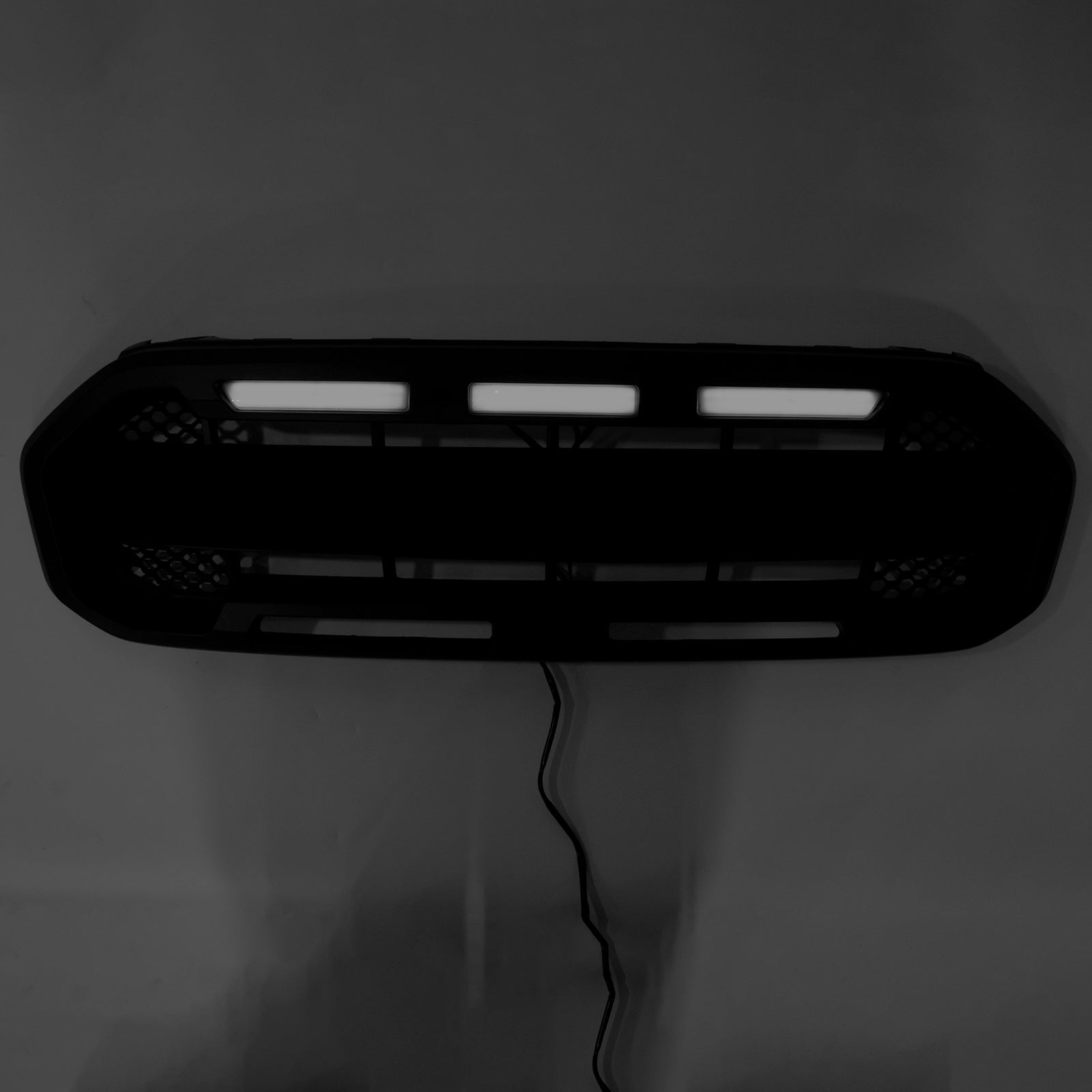 2019-2023 Ford Ranger avec LED blanche Raptor Style calandre de pare-chocs avant noire