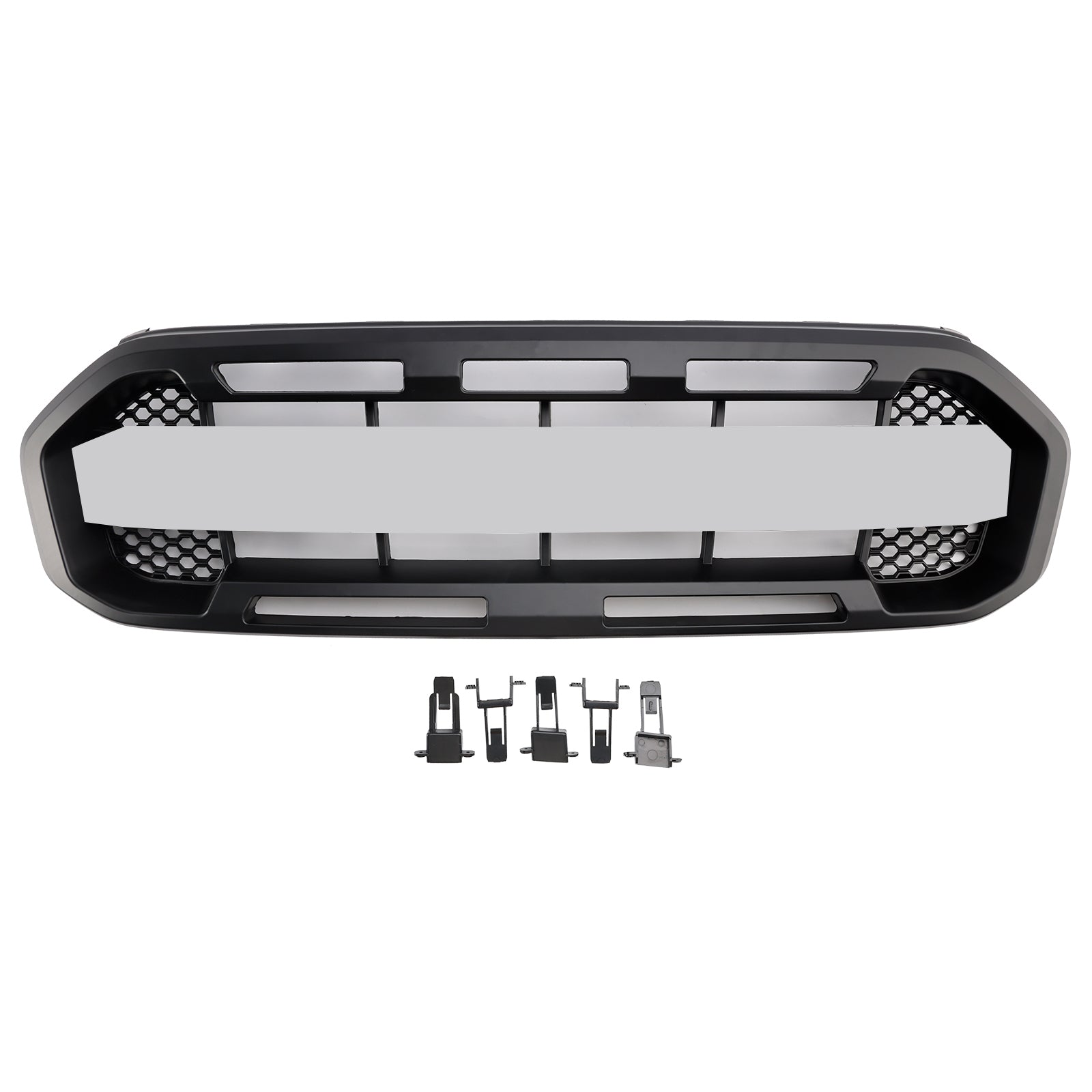 Raptor Style Front Bumper Grille Grill Fit Ford Ranger 2019-2023 Black