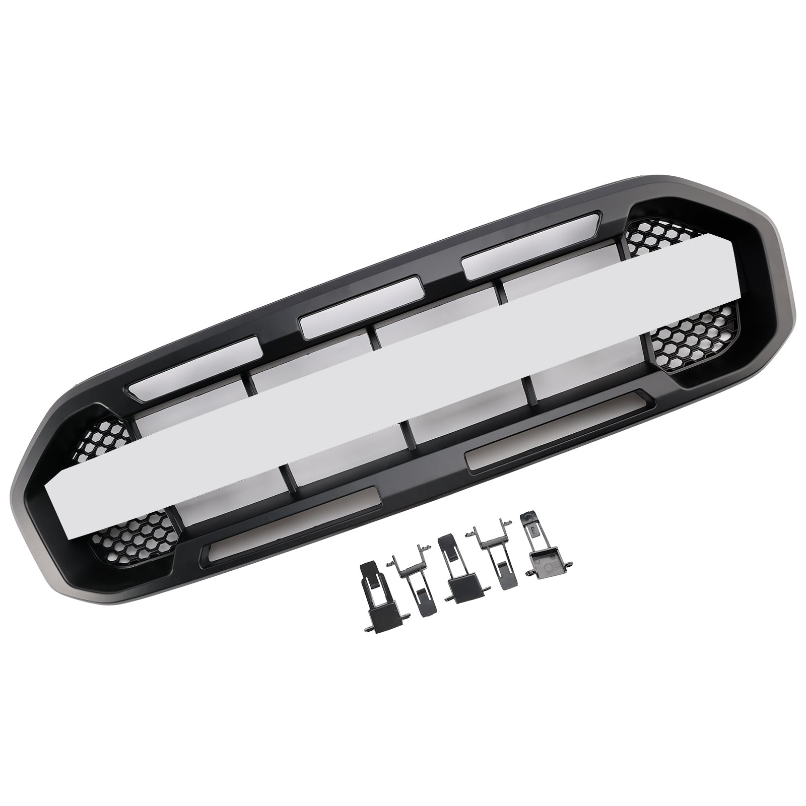 Raptor Style Front Bumper Grille Grill Fit Ford Ranger 2019-2023 Black